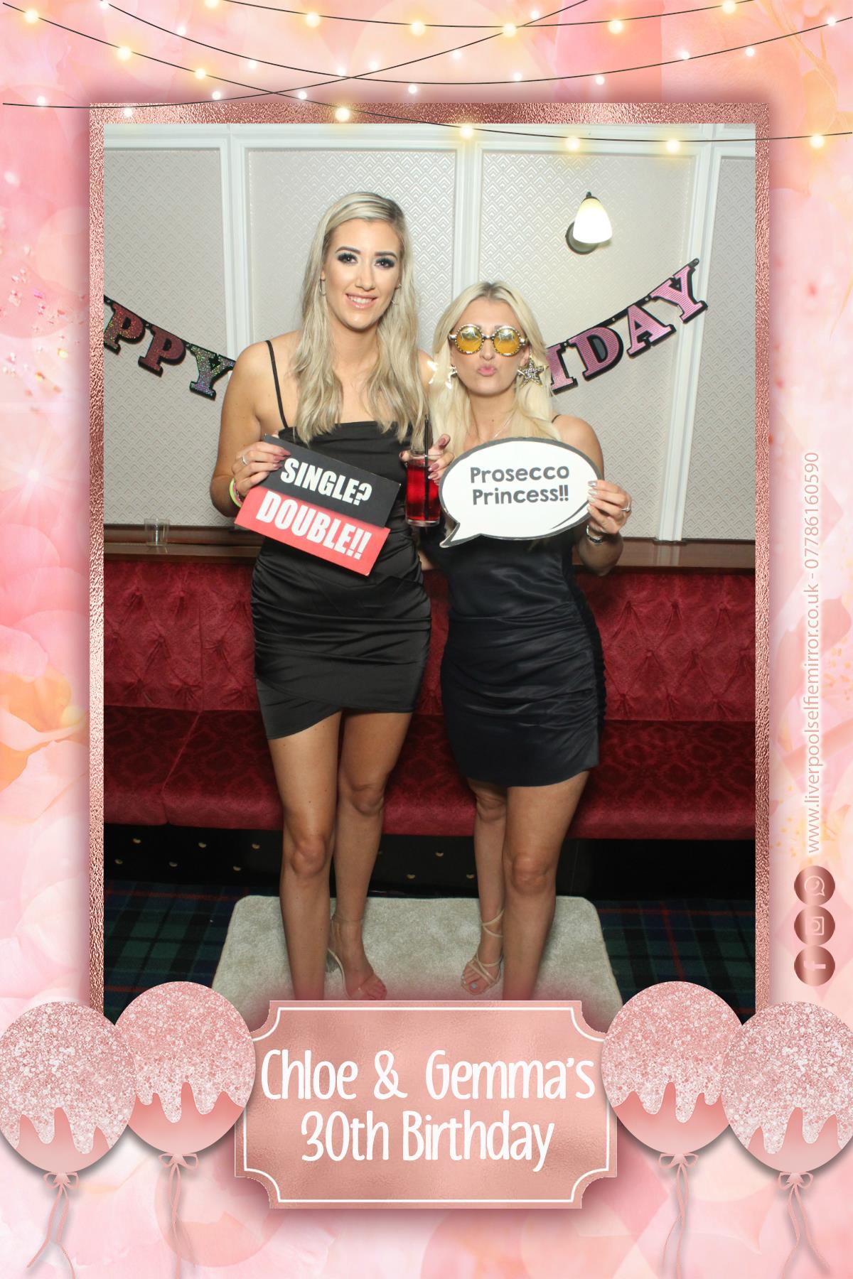 Chloe & Gemma's 30th Birthday | View more photos from the event at gallery.liverpoolselfiemirror.co.uk/u/LiverpoolSelfieMirror/Chloe-Gemmas-30th-Birthday