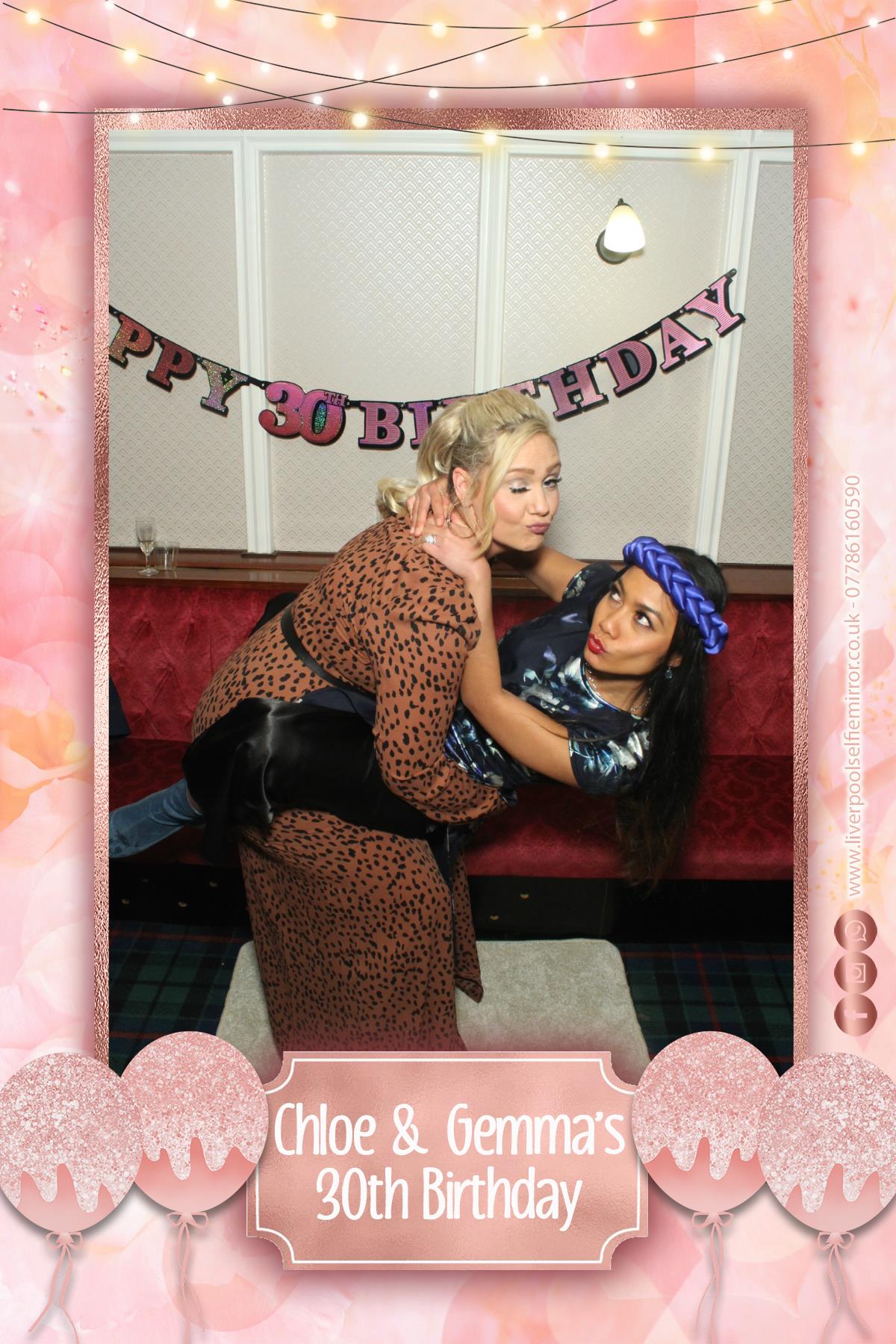 Chloe & Gemma's 30th Birthday | View more photos from the event at gallery.liverpoolselfiemirror.co.uk/u/LiverpoolSelfieMirror/Chloe-Gemmas-30th-Birthday
