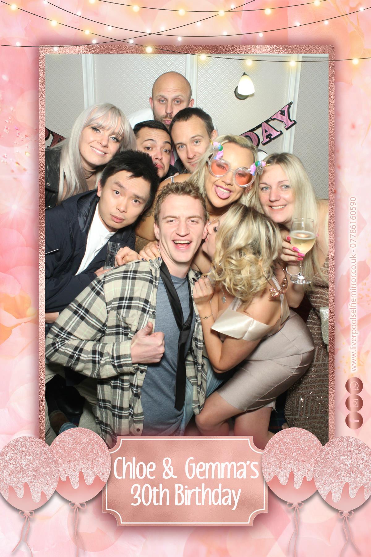 Chloe & Gemma's 30th Birthday | View more photos from the event at gallery.liverpoolselfiemirror.co.uk/u/LiverpoolSelfieMirror/Chloe-Gemmas-30th-Birthday