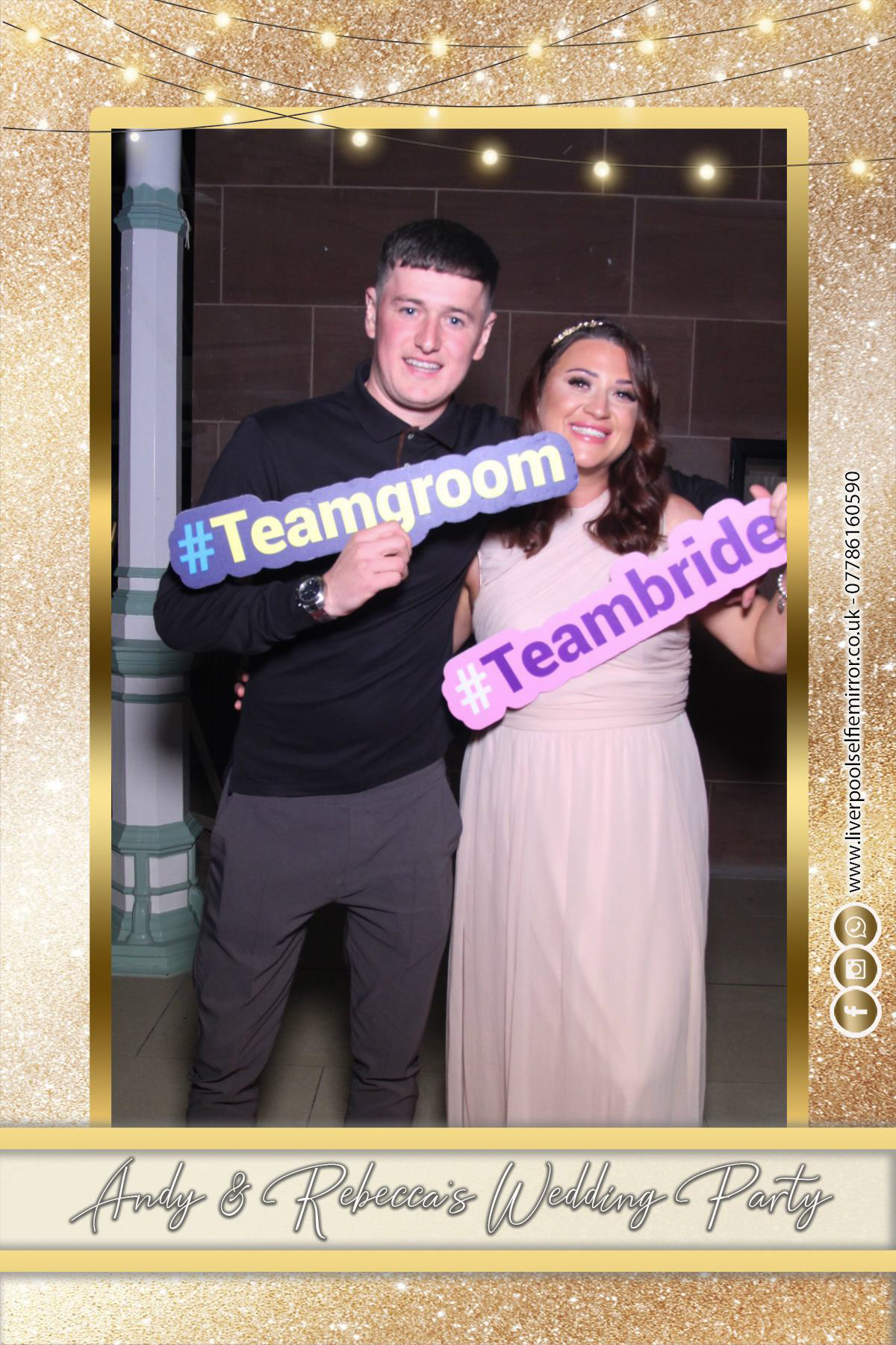 Andy & Rebecca's Wedding | View more photos from the event at gallery.liverpoolselfiemirror.co.uk/u/LiverpoolSelfieMirror/Andy-Rebeccas-Wedding