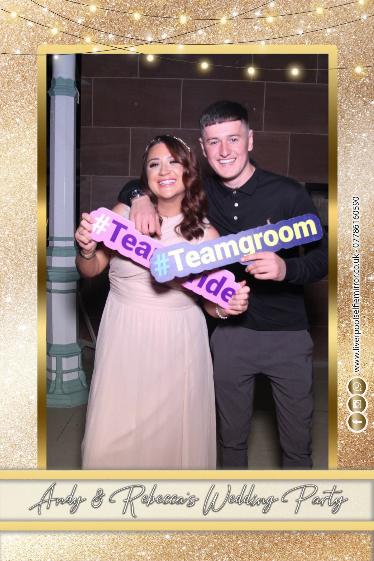Andy & Rebecca's Wedding | View more photos from the event at gallery.liverpoolselfiemirror.co.uk/u/LiverpoolSelfieMirror/Andy-Rebeccas-Wedding