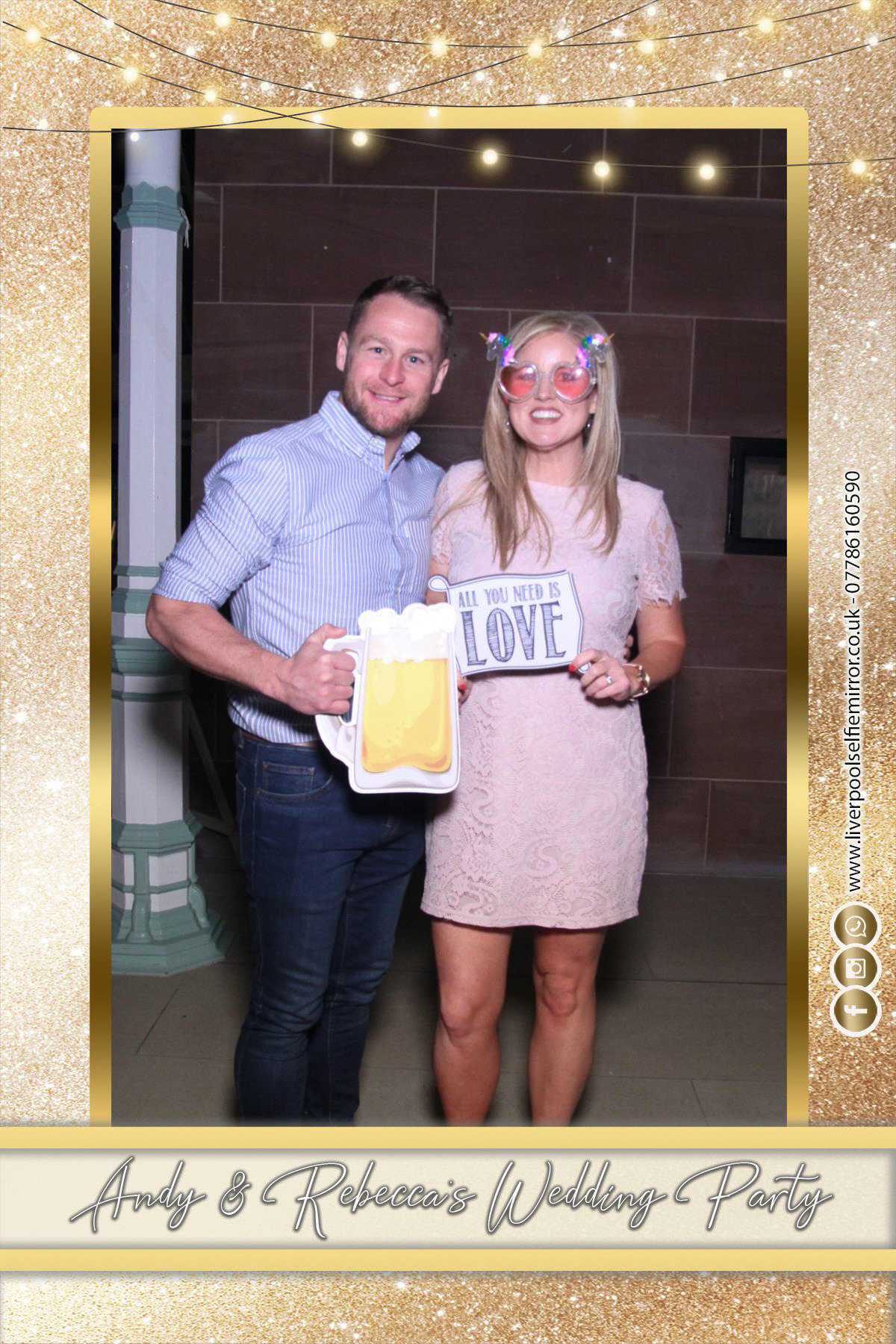 Andy & Rebecca's Wedding | View more photos from the event at gallery.liverpoolselfiemirror.co.uk/u/LiverpoolSelfieMirror/Andy-Rebeccas-Wedding