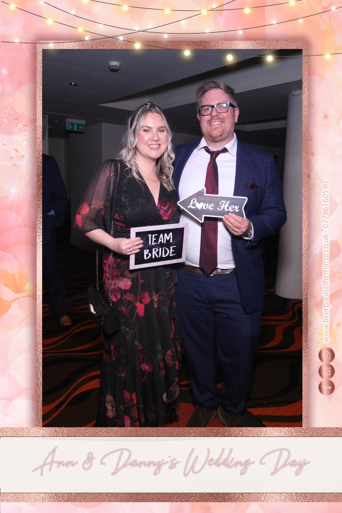 Ann & Danny's Wedding | View more photos from the event at gallery.liverpoolselfiemirror.co.uk/u/LiverpoolSelfieMirror/Ann-Dannys-Wedding
