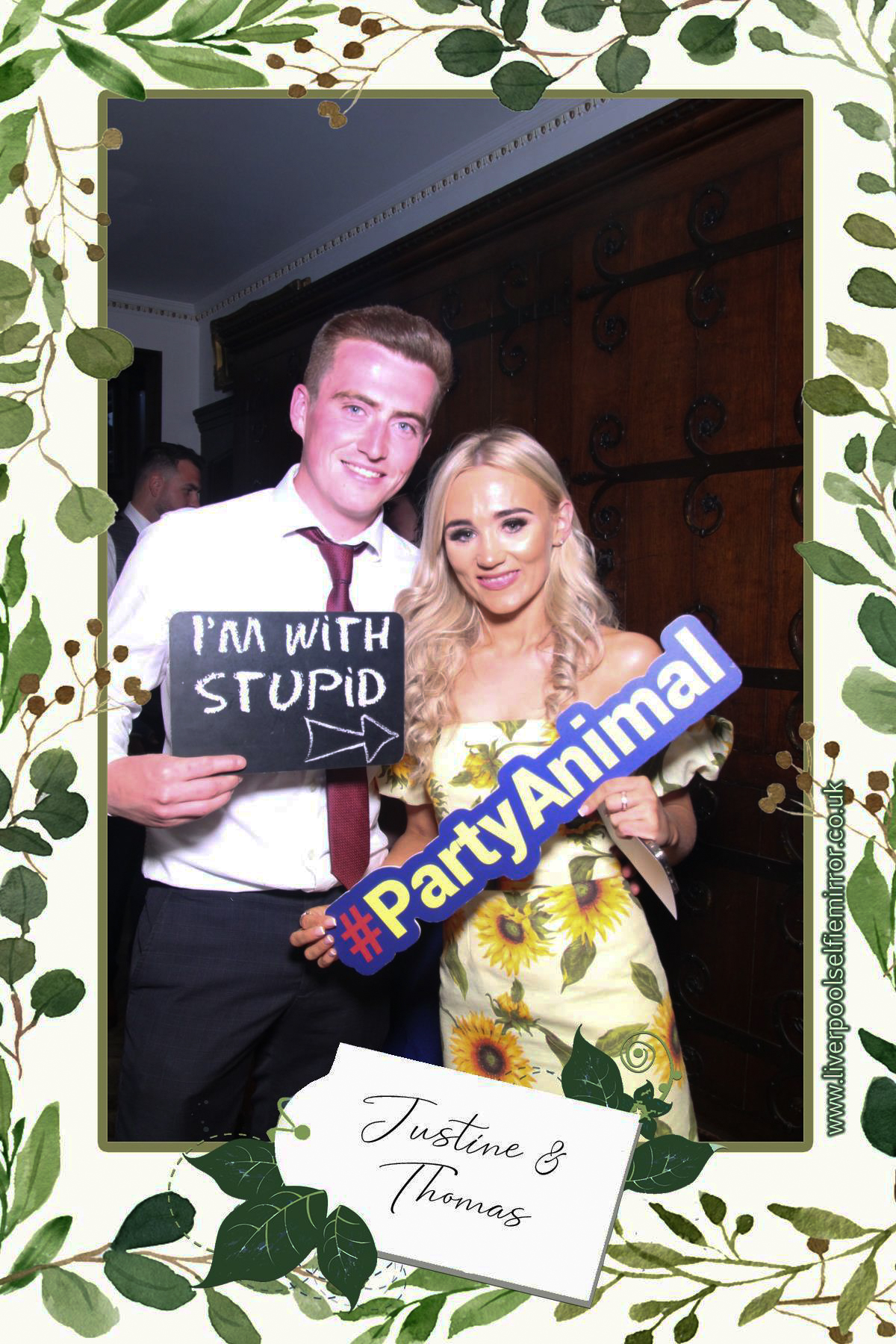 Justine & Thomas's Wedding | View more photos from the event at gallery.liverpoolselfiemirror.co.uk/u/LiverpoolSelfieMirror/Justine-Thomass-Wedding