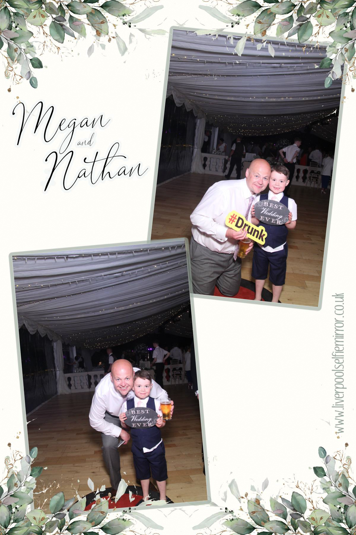 Megan & Nathan's Wedding | View more photos from the event at gallery.liverpoolselfiemirror.co.uk/u/LiverpoolSelfieMirror/Megan-Nathans-Wedding