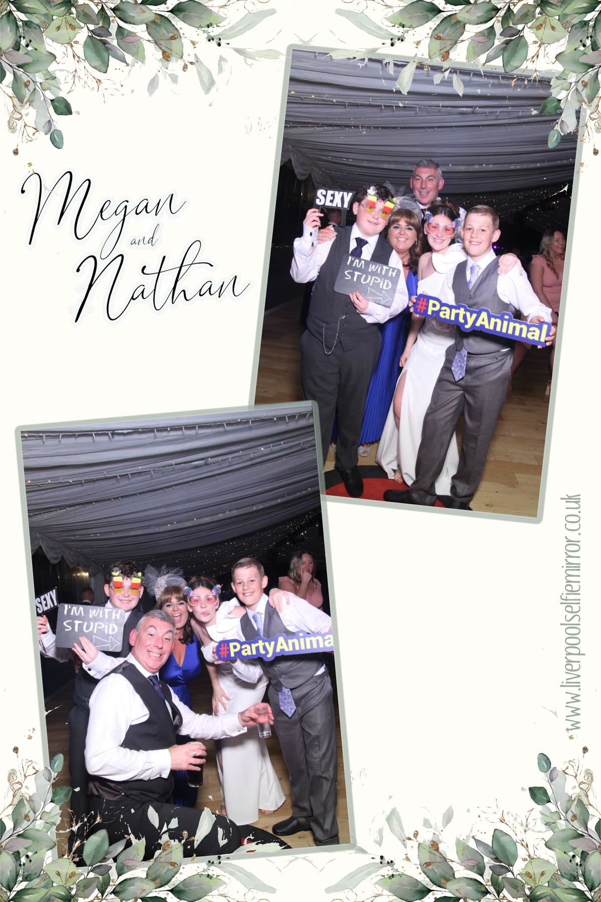 Megan & Nathan's Wedding | View more photos from the event at gallery.liverpoolselfiemirror.co.uk/u/LiverpoolSelfieMirror/Megan-Nathans-Wedding