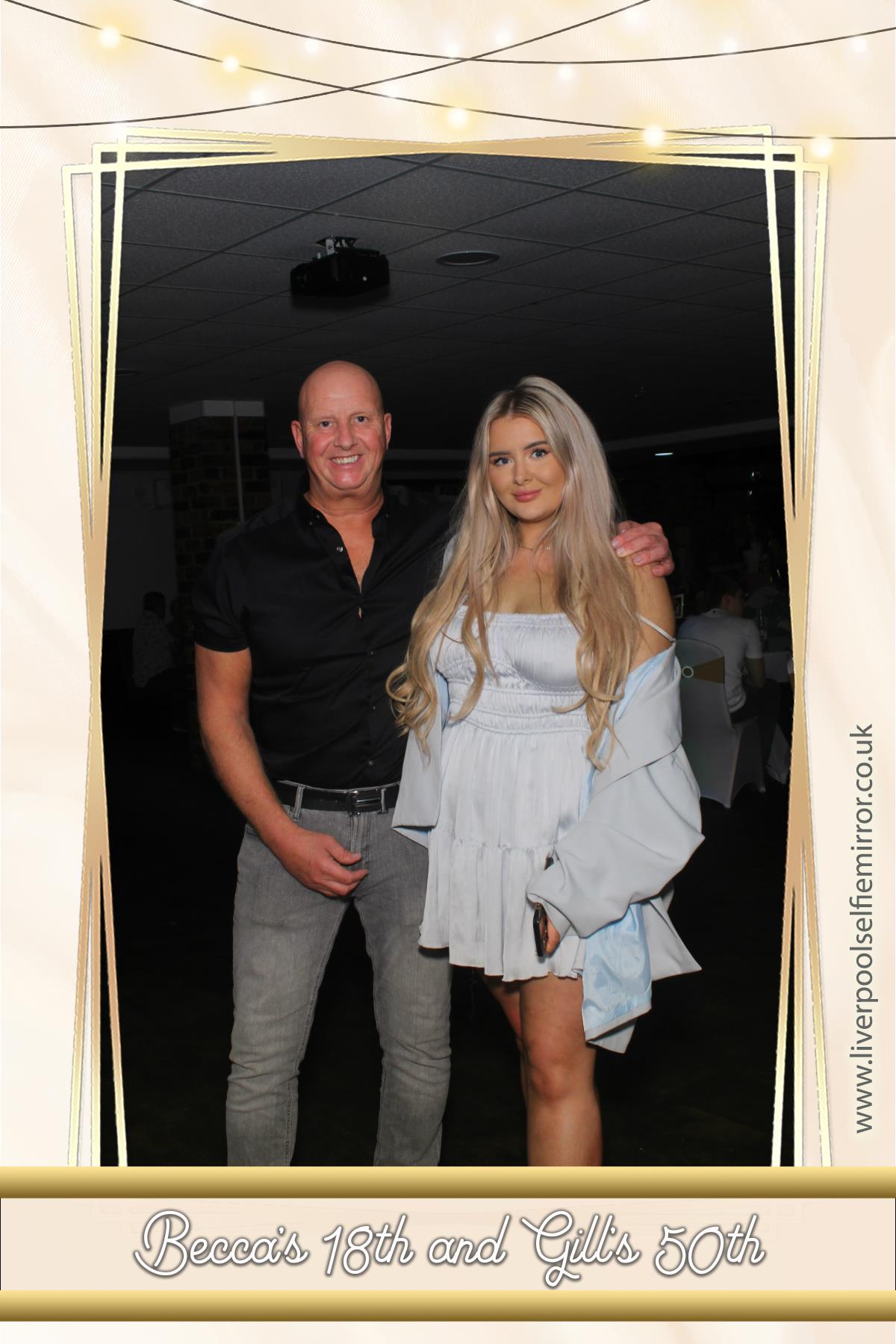 Becca's 18th & Gill's 50th Birthday | View more photos from the event at gallery.liverpoolselfiemirror.co.uk/u/LiverpoolSelfieMirror/Beccas-18th-Gills-50th-Birthday
