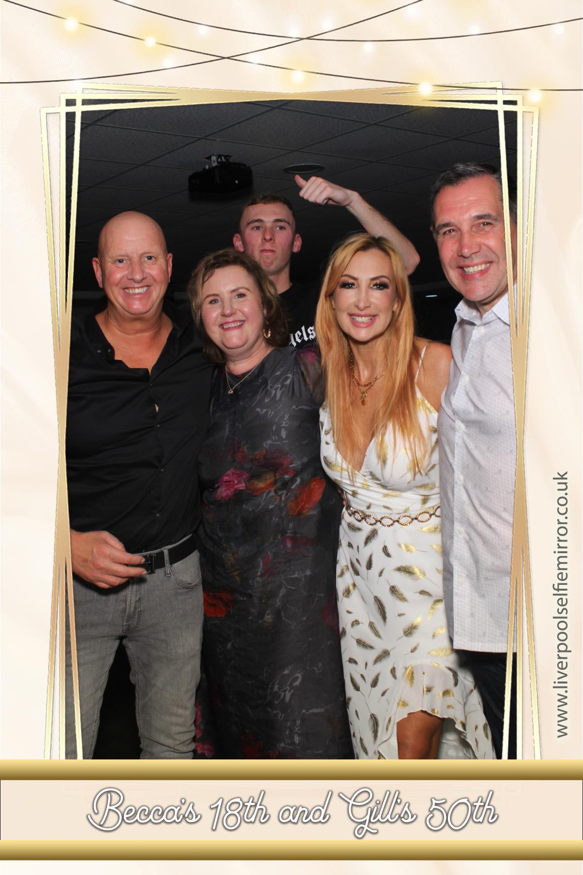 Becca's 18th & Gill's 50th Birthday | View more photos from the event at gallery.liverpoolselfiemirror.co.uk/u/LiverpoolSelfieMirror/Beccas-18th-Gills-50th-Birthday