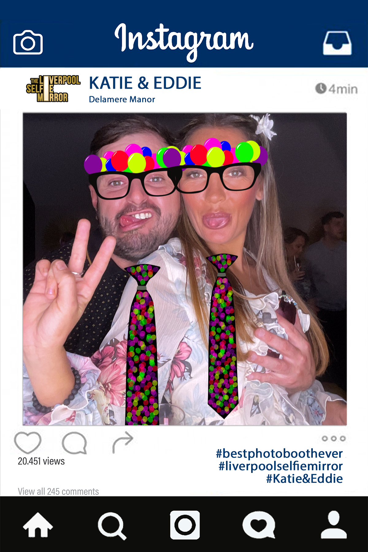 Katie & Eddie's Wedding | View more photos from the event at gallery.liverpoolselfiemirror.co.uk/u/LiverpoolSelfieMirror/Katie-Eddies-Wedding