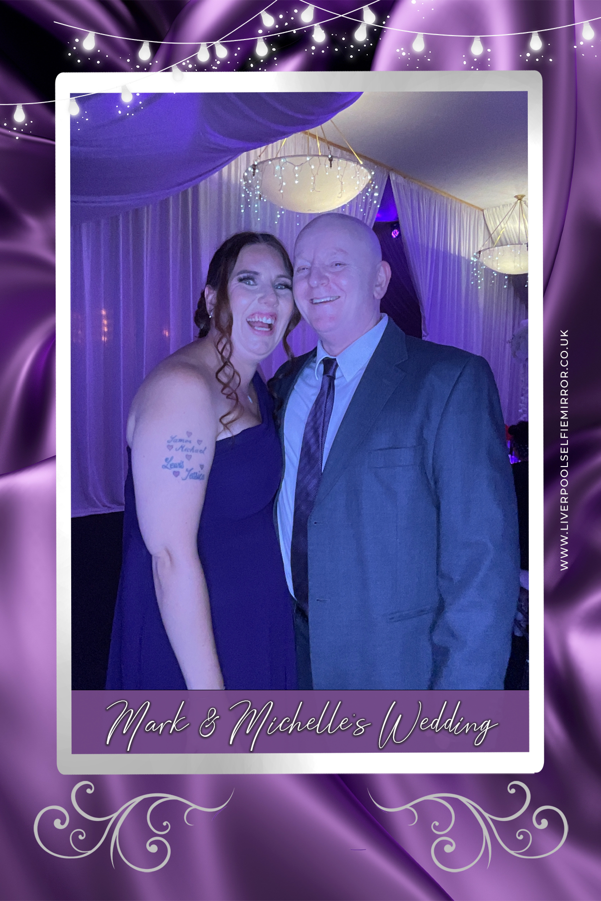 Mark & Michelle's Wedding | View more photos from the event at gallery.liverpoolselfiemirror.co.uk/u/LiverpoolSelfieMirror/Mark-Michelles-Wedding