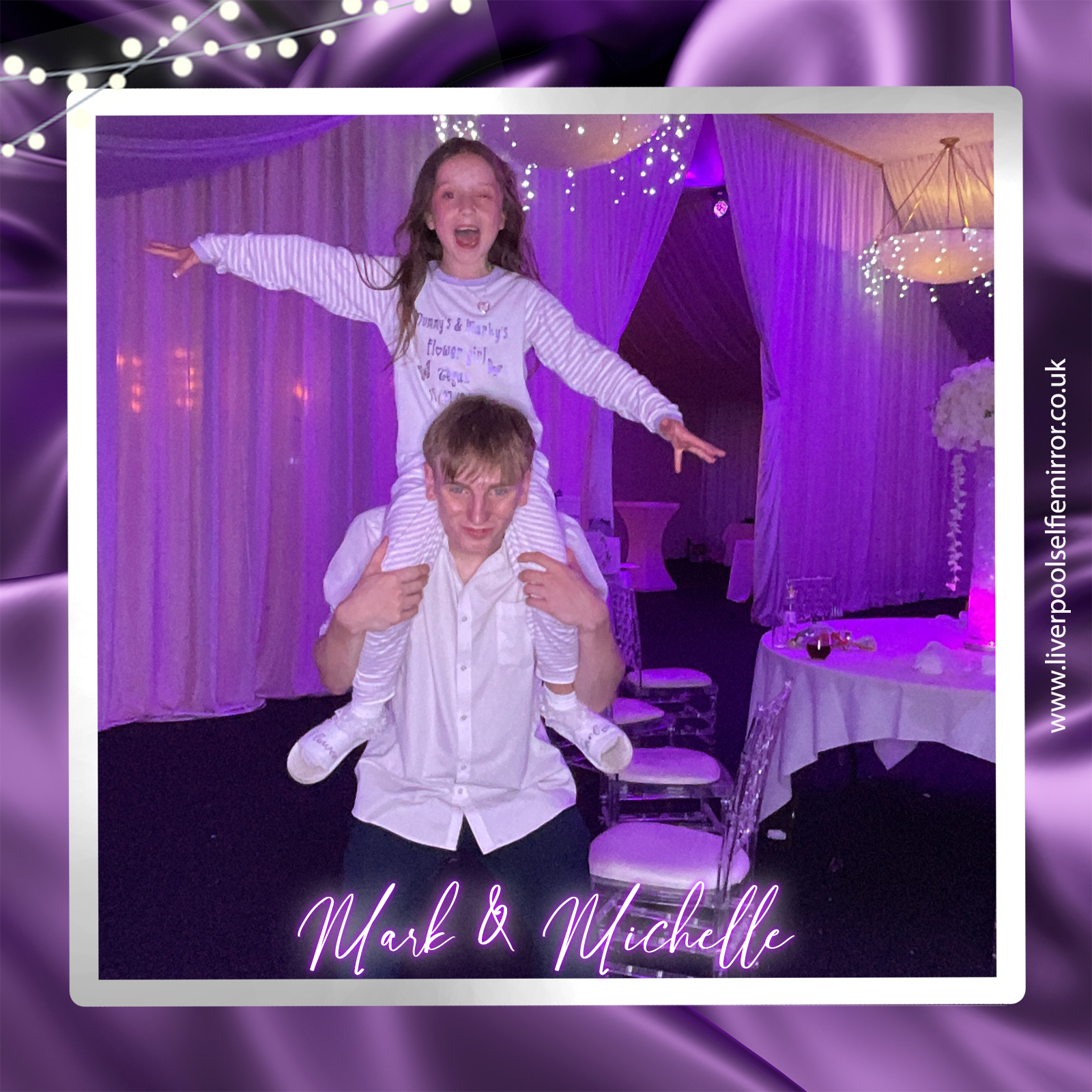 Mark & Michelle's Wedding | View more photos from the event at gallery.liverpoolselfiemirror.co.uk/u/LiverpoolSelfieMirror/Mark-Michelles-Wedding