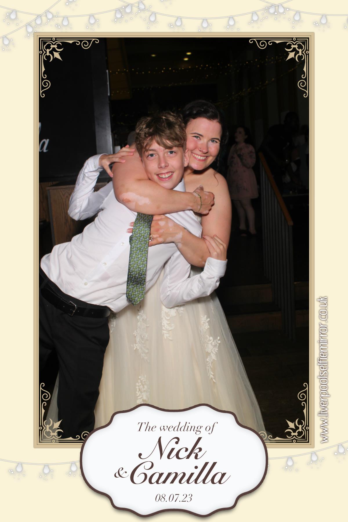 Nick & Camilla's Wedding | View more photos from the event at gallery.liverpoolselfiemirror.co.uk/u/LiverpoolSelfieMirror/Nick-Camillas-Wedding