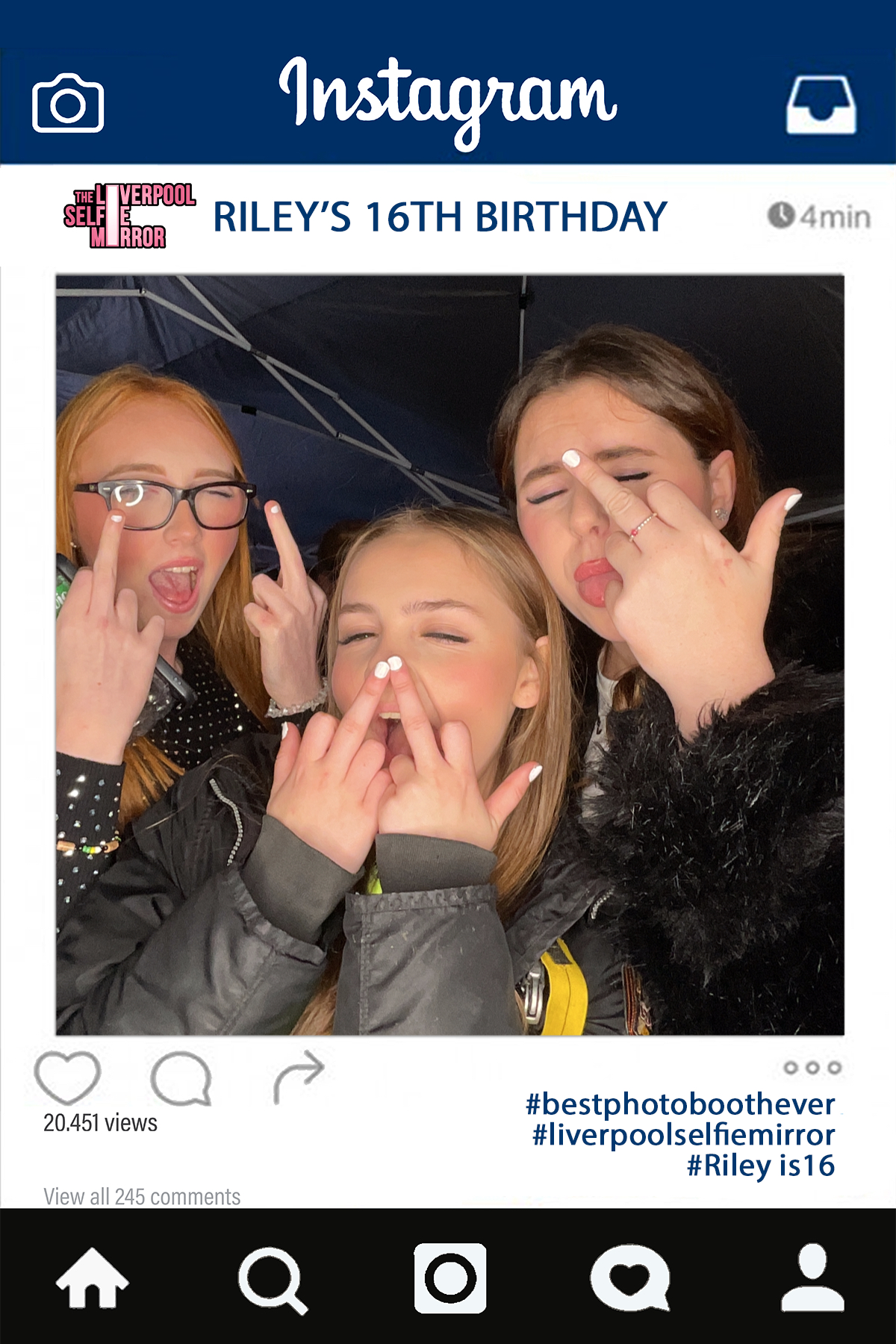 Riley's 16th Birthday | View more photos from the event at gallery.liverpoolselfiemirror.co.uk/u/LiverpoolSelfieMirror/Rileys-16th-Birthday