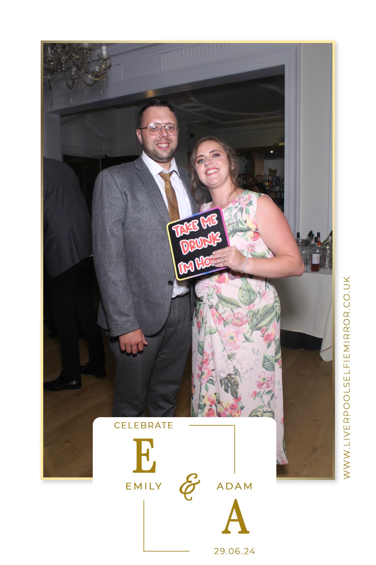 Adam & Emily's Wedding | View more photos from the event at gallery.liverpoolselfiemirror.co.uk/u/LiverpoolSelfieMirror/Adam-Emilys-Wedding