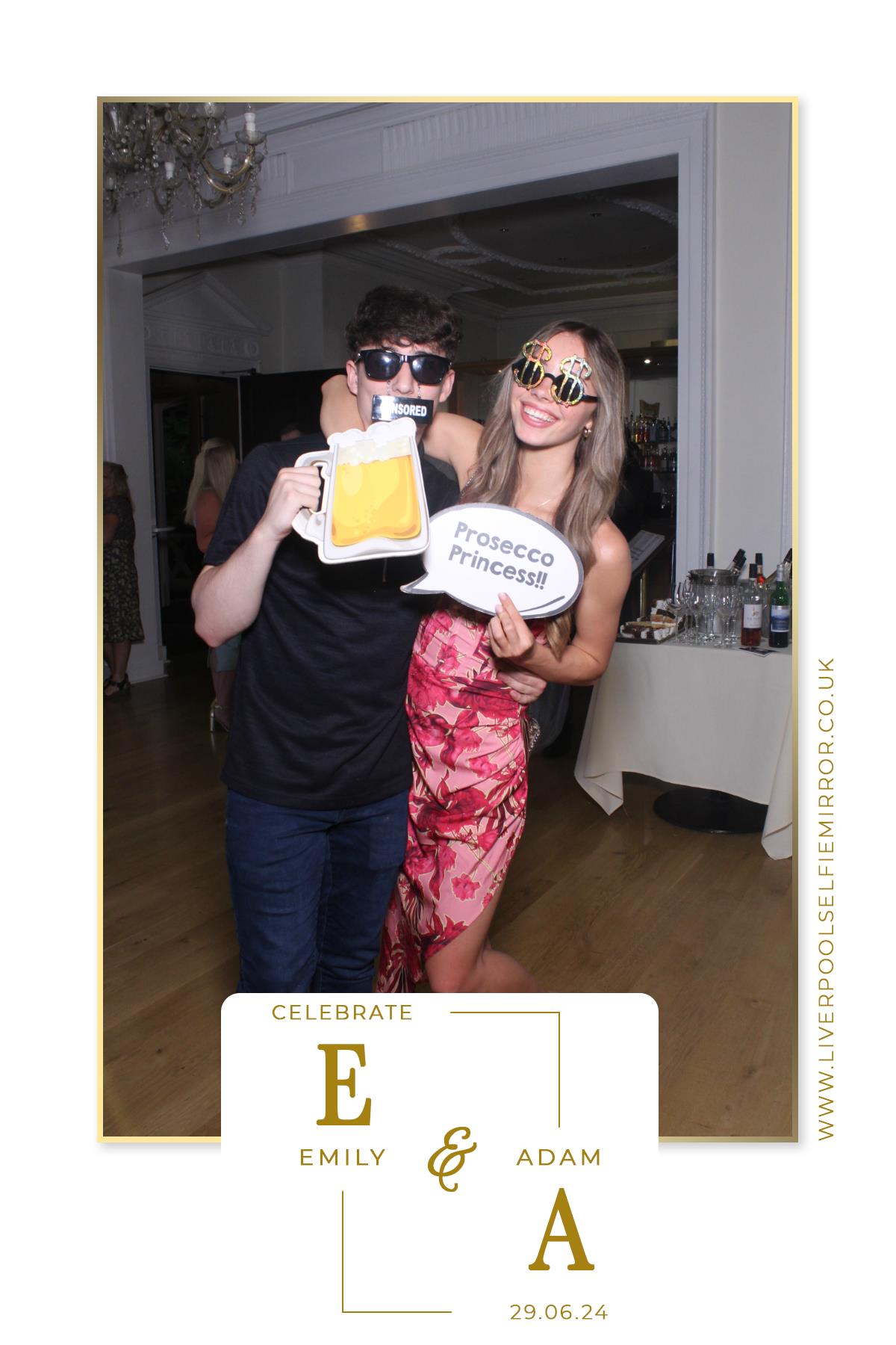 Adam & Emily's Wedding | View more photos from the event at gallery.liverpoolselfiemirror.co.uk/u/LiverpoolSelfieMirror/Adam-Emilys-Wedding