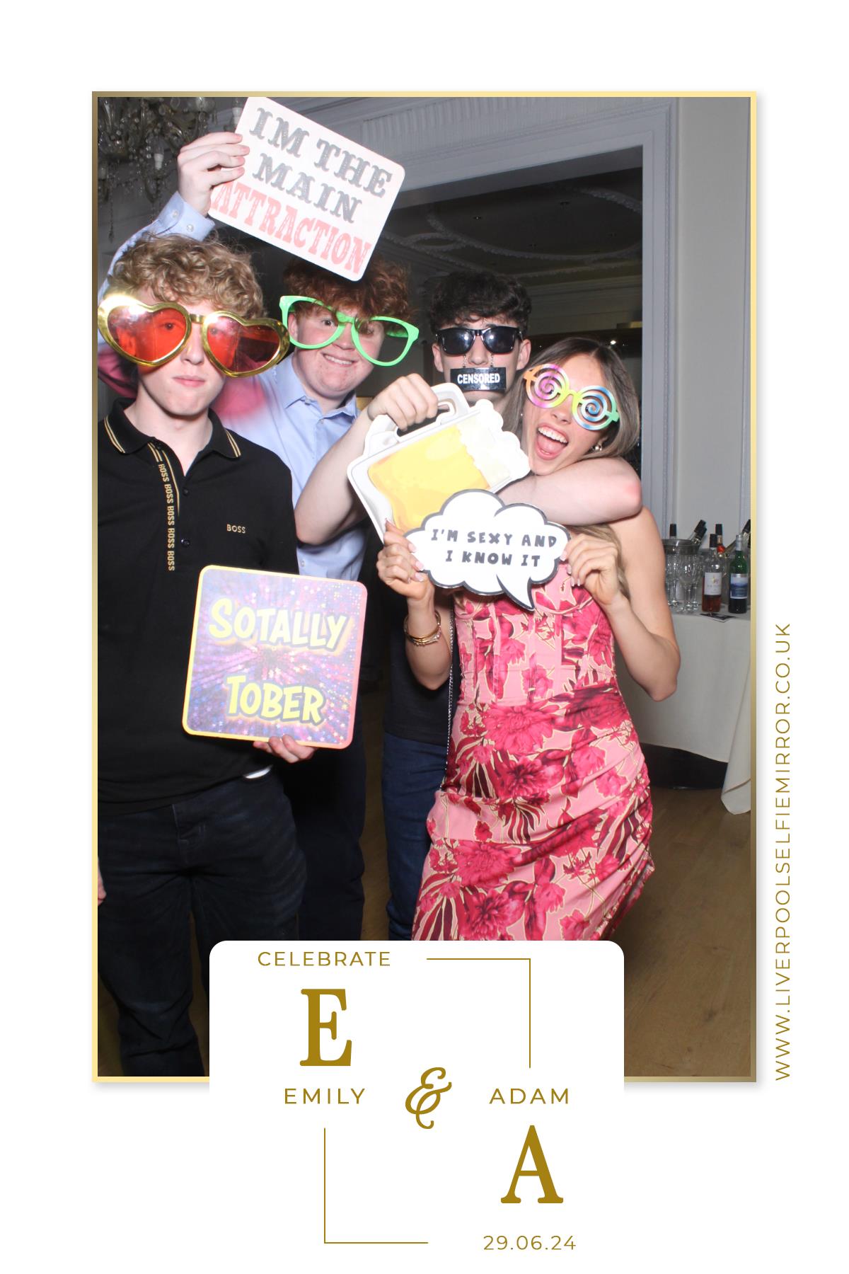 Adam & Emily's Wedding | View more photos from the event at gallery.liverpoolselfiemirror.co.uk/u/LiverpoolSelfieMirror/Adam-Emilys-Wedding