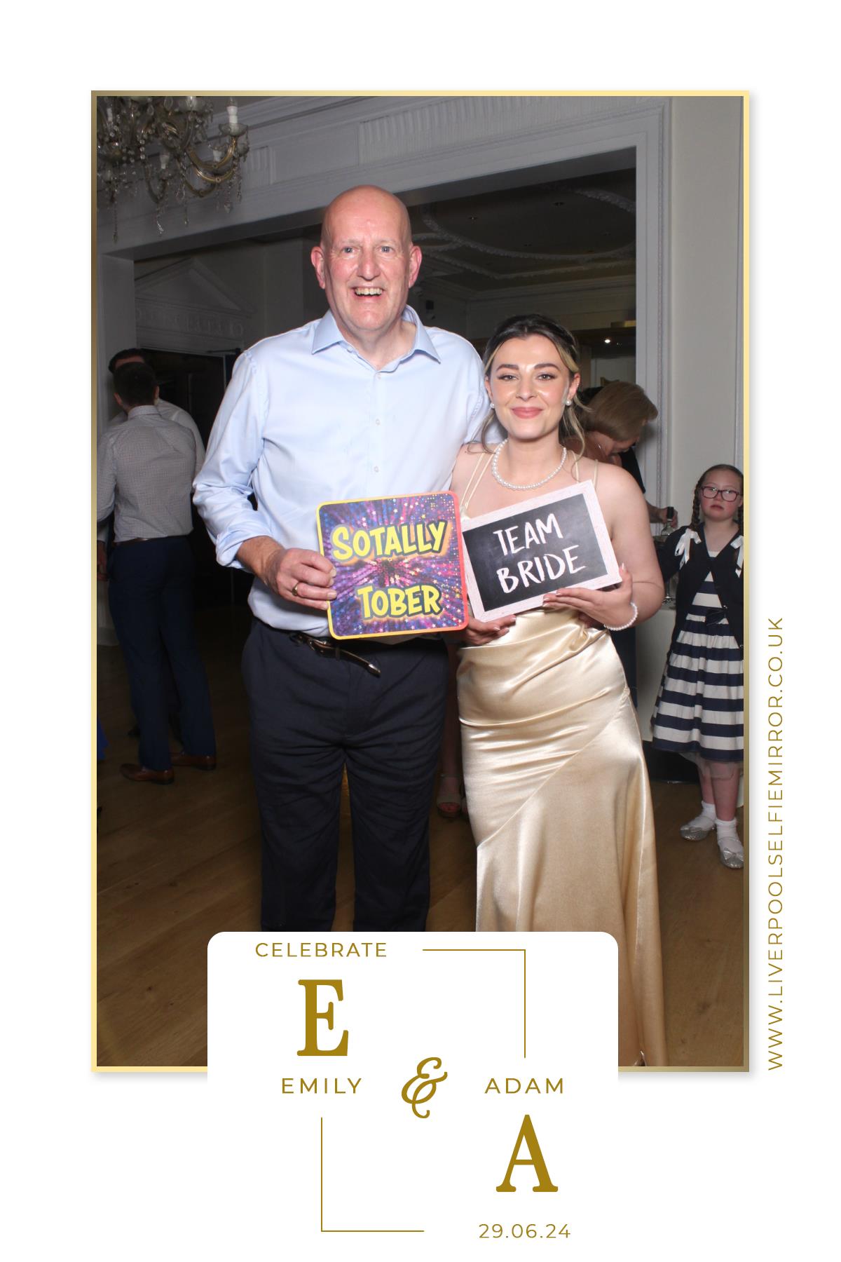 Adam & Emily's Wedding | View more photos from the event at gallery.liverpoolselfiemirror.co.uk/u/LiverpoolSelfieMirror/Adam-Emilys-Wedding
