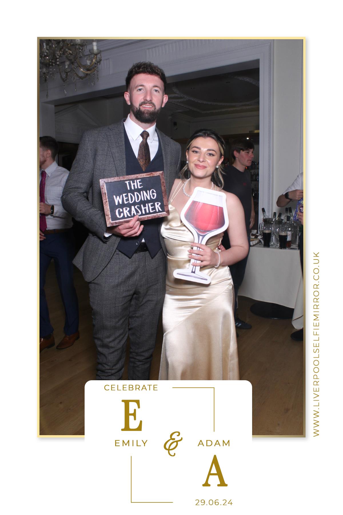 Adam & Emily's Wedding | View more photos from the event at gallery.liverpoolselfiemirror.co.uk/u/LiverpoolSelfieMirror/Adam-Emilys-Wedding