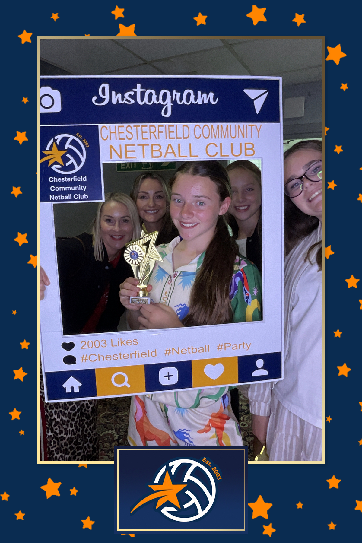 Chesterfield Netball Presentation 2024 | View more photos from the event at gallery.liverpoolselfiemirror.co.uk/u/LiverpoolSelfieMirror/Chesterfield-Netball-Presentation-2024