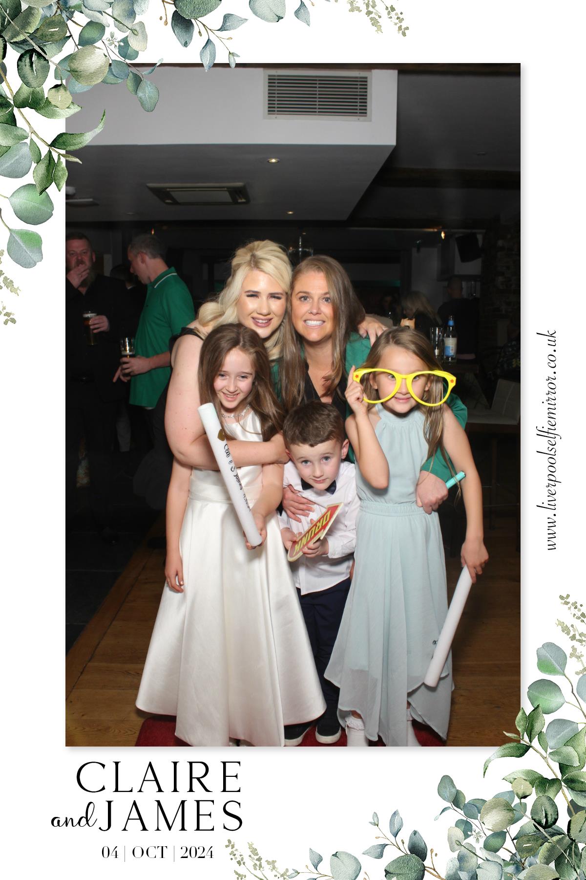 Claire & James' Wedding | View more photos from the event at gallery.liverpoolselfiemirror.co.uk/u/LiverpoolSelfieMirror/Claire-James-Wedding