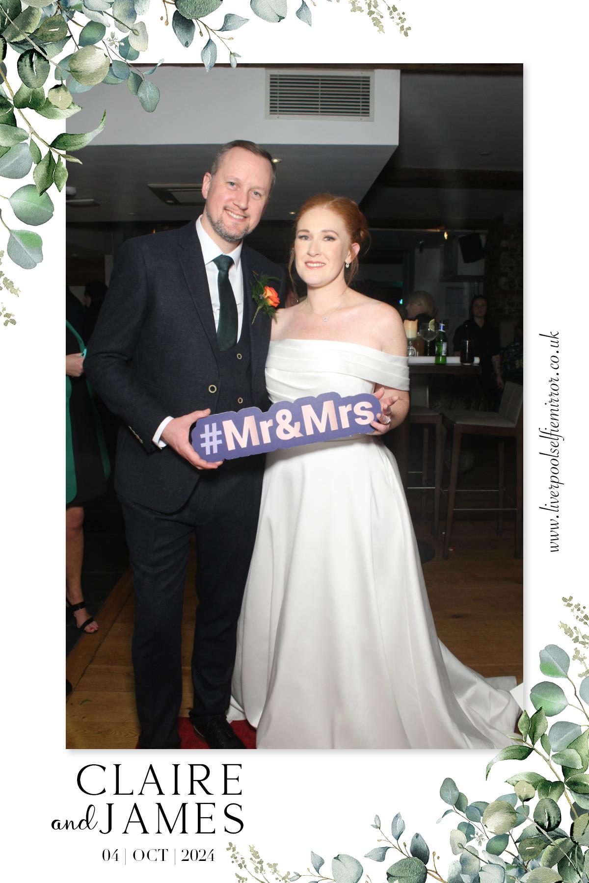 Claire & James' Wedding | View more photos from the event at gallery.liverpoolselfiemirror.co.uk/u/LiverpoolSelfieMirror/Claire-James-Wedding