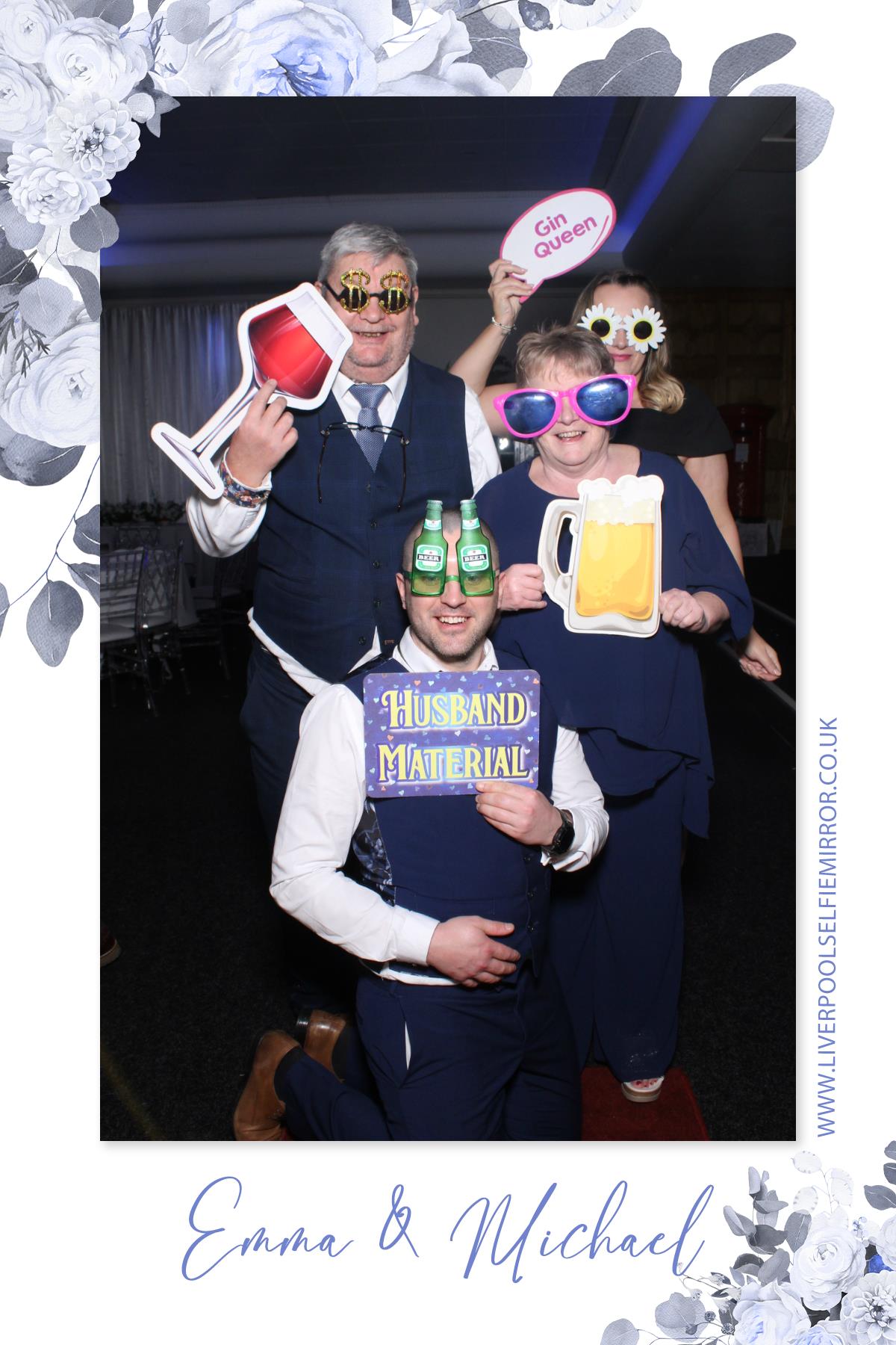 Emma & Michael's Wedding | View more photos from the event at gallery.liverpoolselfiemirror.co.uk/u/LiverpoolSelfieMirror/Emma-Michaels-Wedding