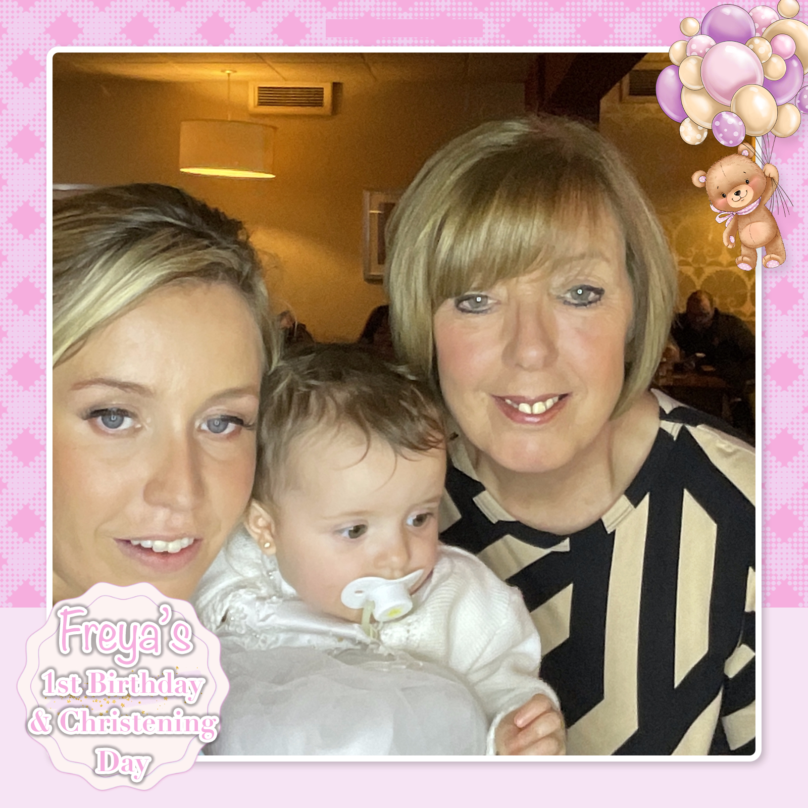 Freya's 1st Birthday & Christening Day | View more photos from the event at gallery.liverpoolselfiemirror.co.uk/u/LiverpoolSelfieMirror/Freyas-1st-Birthday-Christening-Day