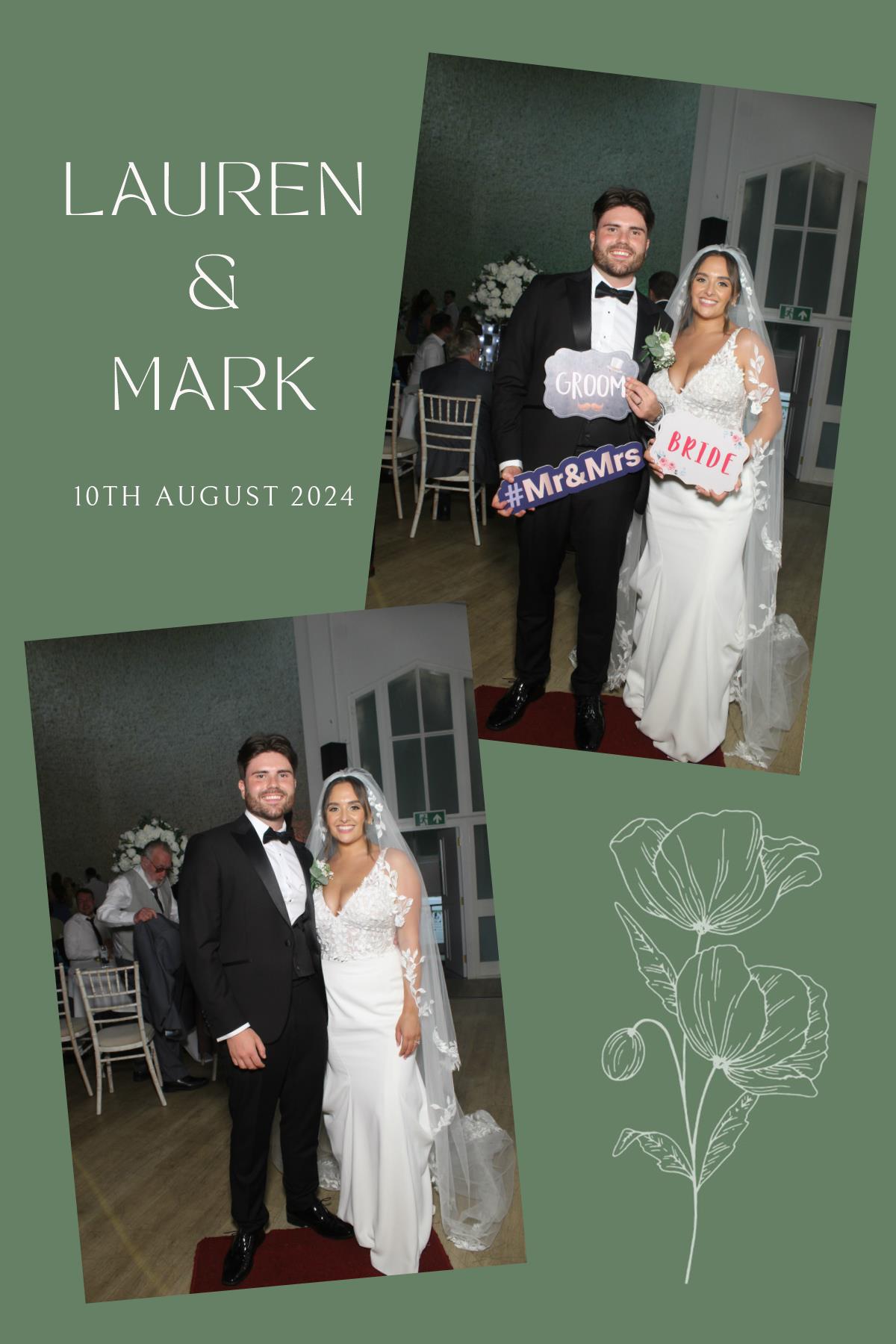 Lauren & Mark's Wedding | View more photos from the event at gallery.liverpoolselfiemirror.co.uk/u/LiverpoolSelfieMirror/Lauren-Marks-Wedding