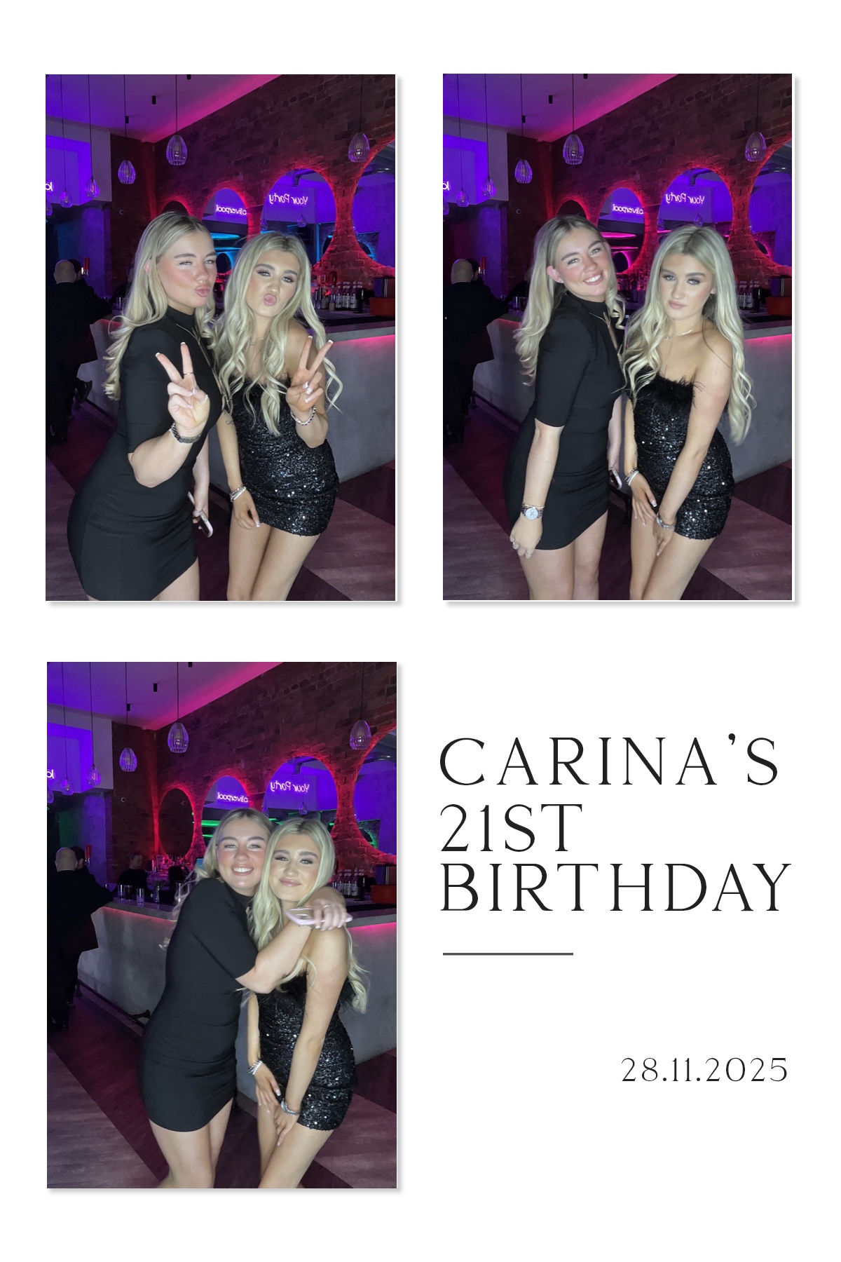 Carina's 21st Birthday | View more photos from the event at gallery.liverpoolselfiemirror.co.uk/u/LiverpoolSelfieMirror/Carinas-21st-Birthday
