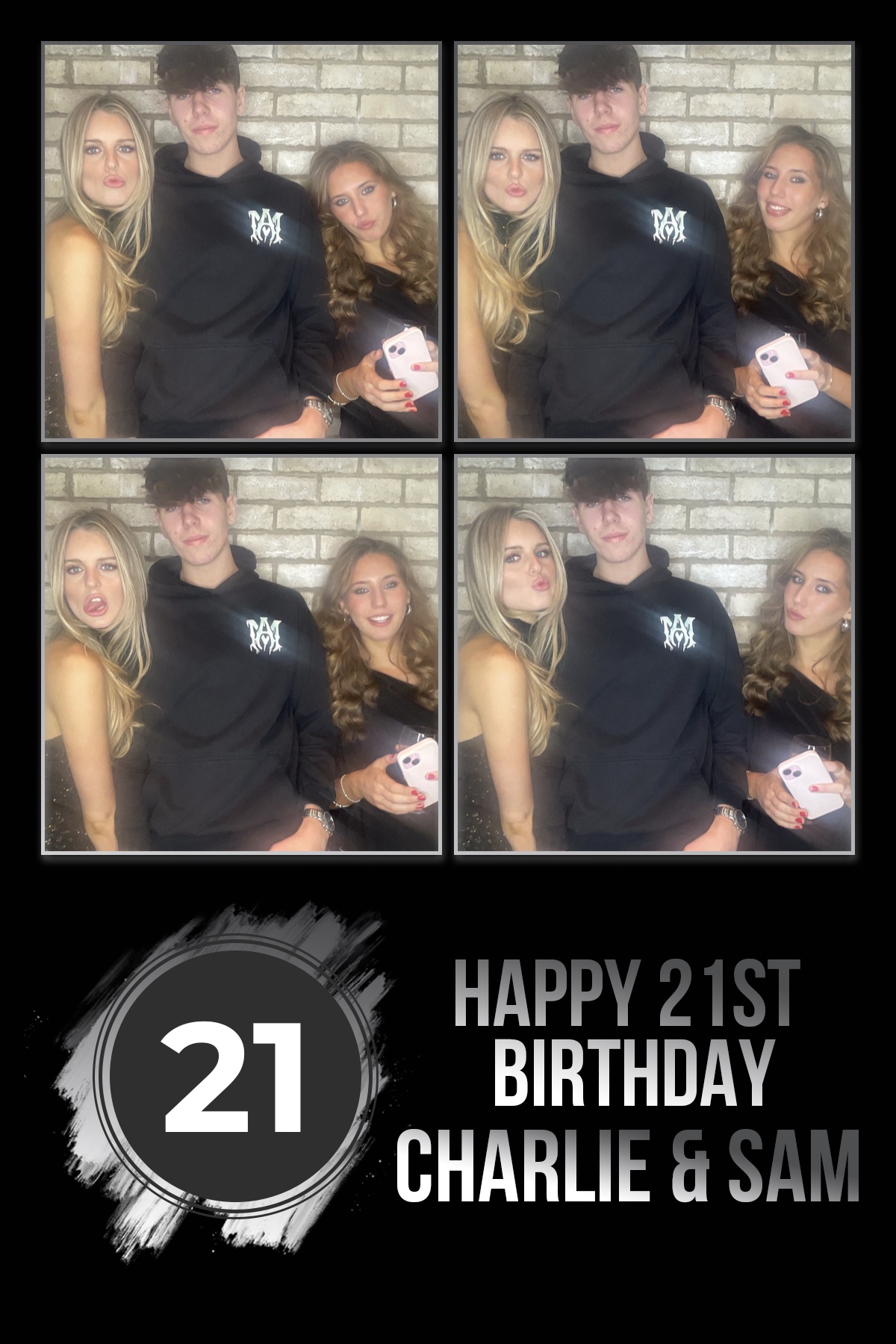 Sam & Charlie's 21st | View more photos from the event at gallery.liverpoolselfiemirror.co.uk/u/LiverpoolSelfieMirror/Sam-Charlies-21st