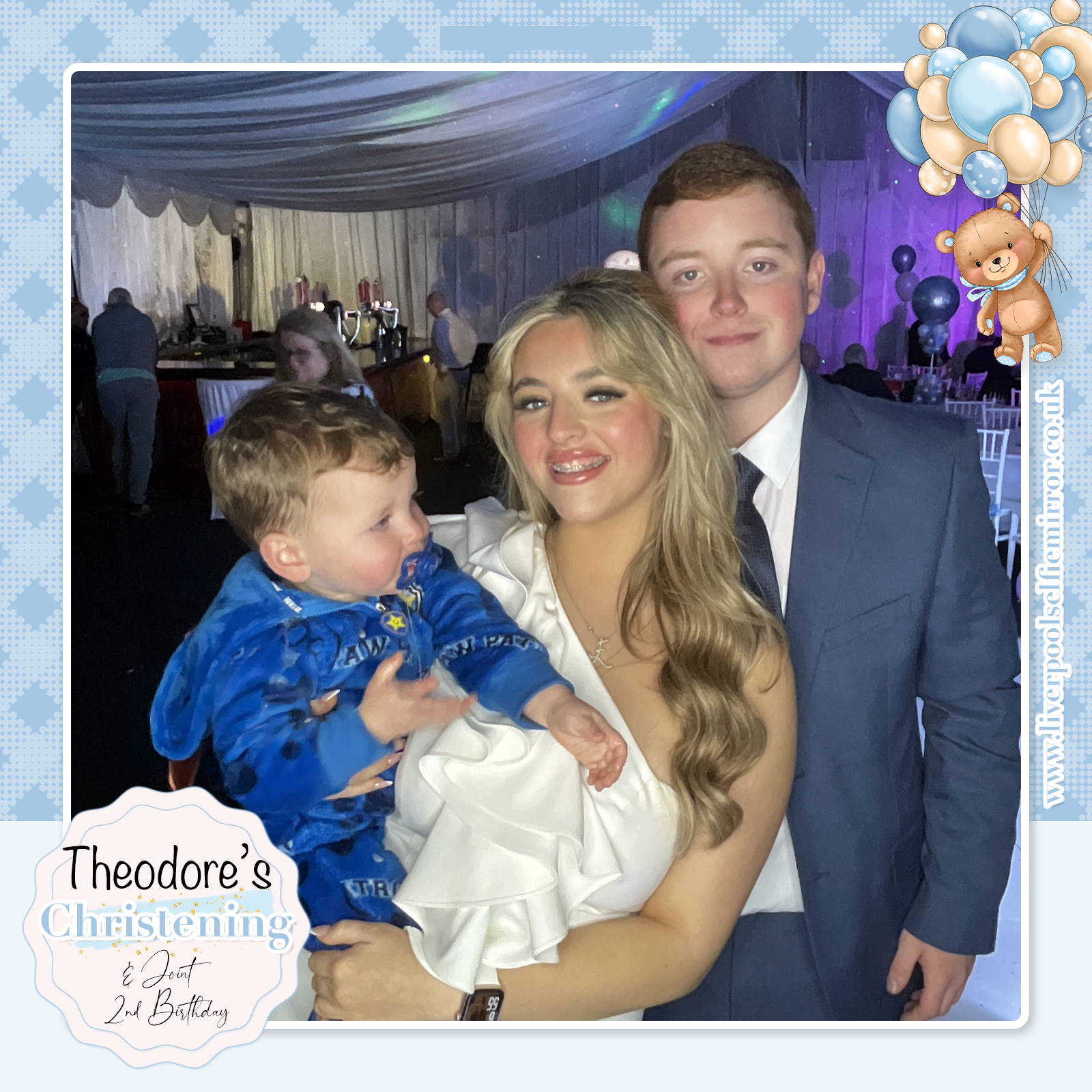 Theodore's Christening | View more photos from the event at gallery.liverpoolselfiemirror.co.uk/u/LiverpoolSelfieMirror/Theodores-Christening