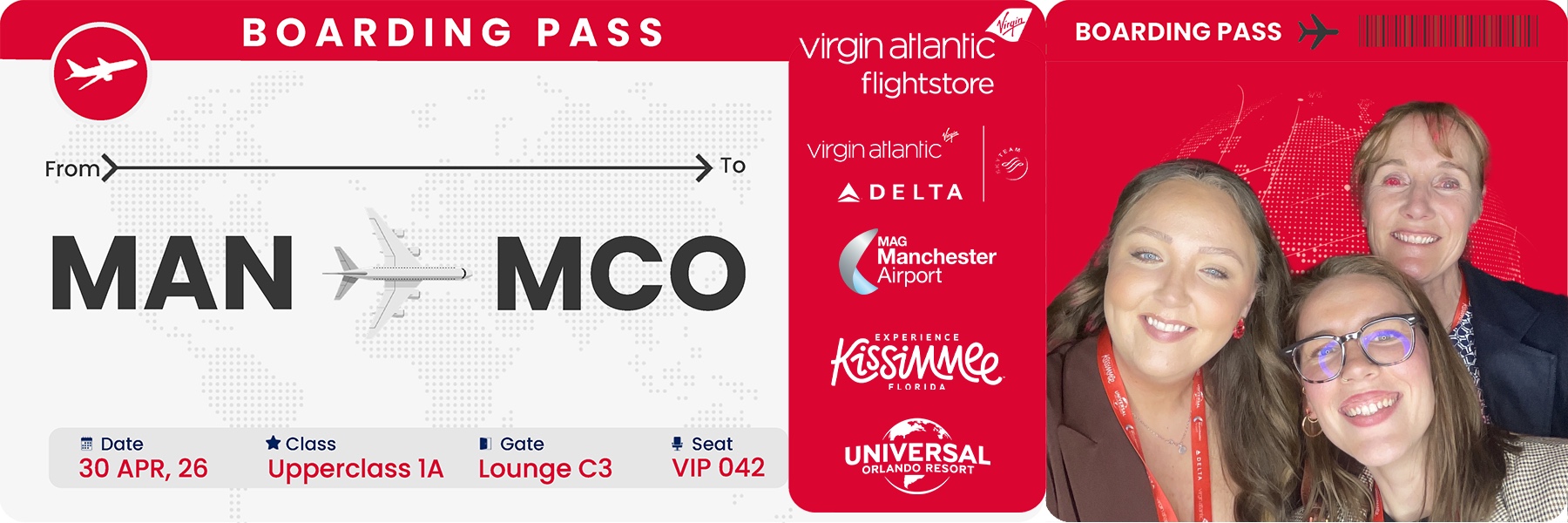 30 Years of Virgin Atlantic - Manchester to Orlando | View more photos from the event at gallery.liverpoolselfiemirror.co.uk/u/LiverpoolSelfieMirror/30-Years-of-Virgin-Atlantic-Manchester-to-Orlando