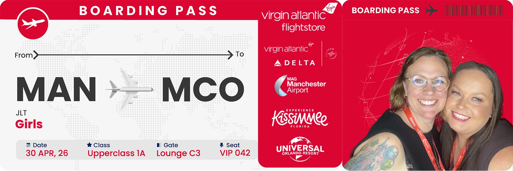30 Years of Virgin Atlantic - Manchester to Orlando | View more photos from the event at gallery.liverpoolselfiemirror.co.uk/u/LiverpoolSelfieMirror/30-Years-of-Virgin-Atlantic-Manchester-to-Orlando