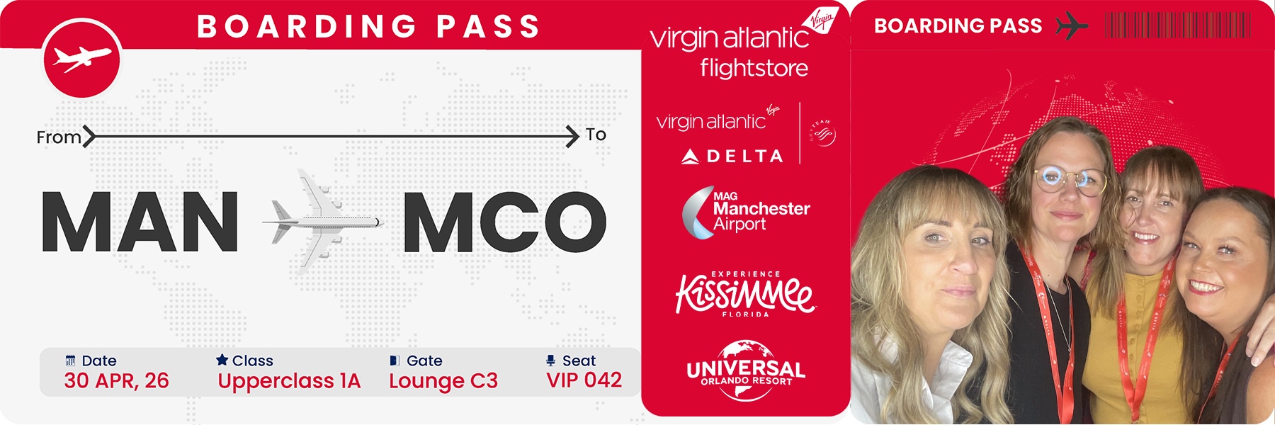 30 Years of Virgin Atlantic - Manchester to Orlando | View more photos from the event at gallery.liverpoolselfiemirror.co.uk/u/LiverpoolSelfieMirror/30-Years-of-Virgin-Atlantic-Manchester-to-Orlando