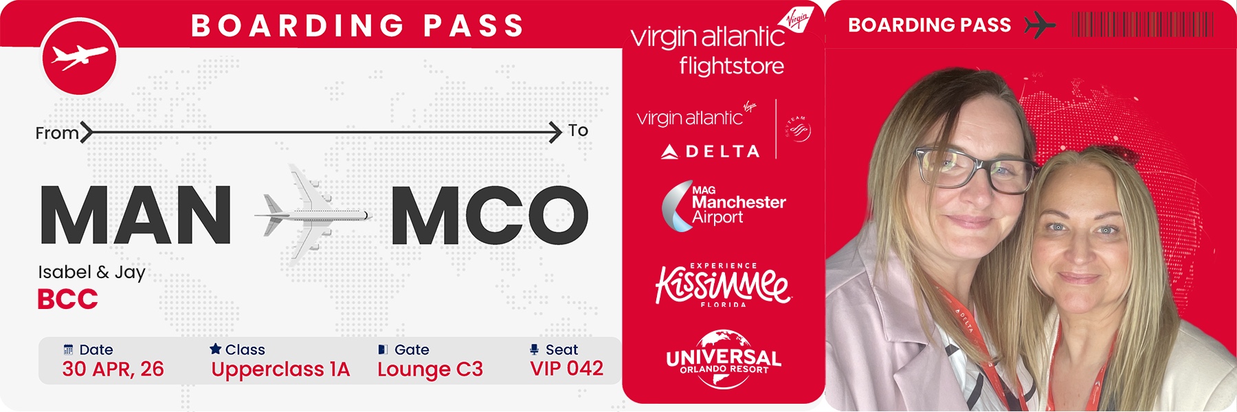 30 Years of Virgin Atlantic - Manchester to Orlando | View more photos from the event at gallery.liverpoolselfiemirror.co.uk/u/LiverpoolSelfieMirror/30-Years-of-Virgin-Atlantic-Manchester-to-Orlando