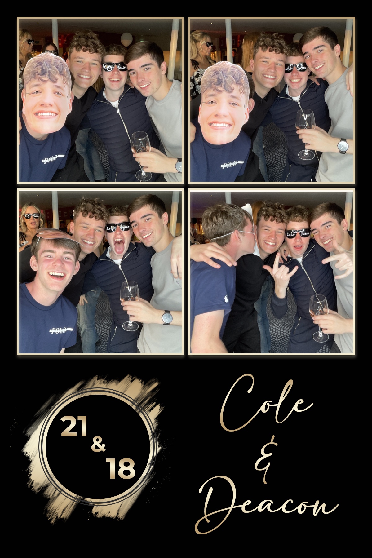 Cole & Deacon - 21 & 18 | View more photos from the event at gallery.liverpoolselfiemirror.co.uk/u/LiverpoolSelfieMirror/Cole-Deacon-21-18