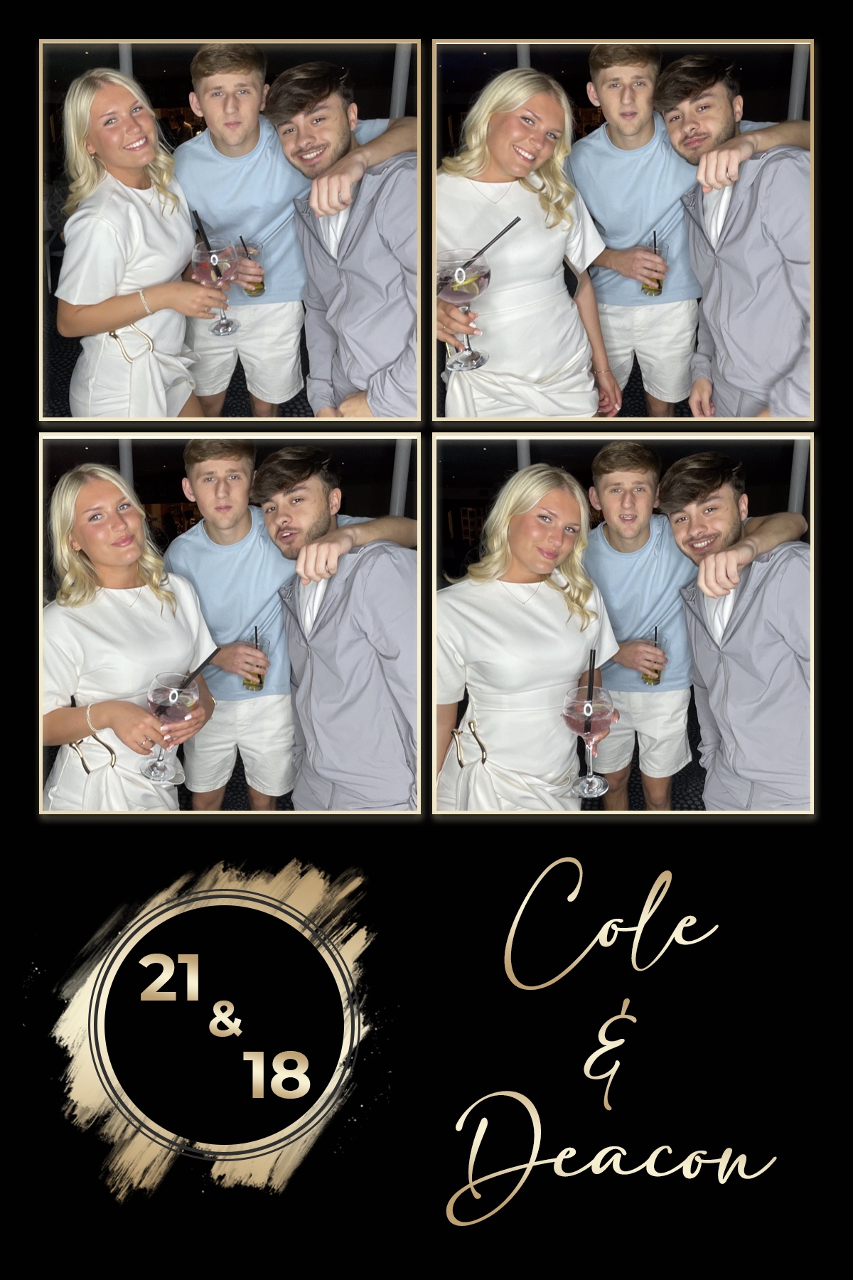 Cole & Deacon - 21 & 18 | View more photos from the event at gallery.liverpoolselfiemirror.co.uk/u/LiverpoolSelfieMirror/Cole-Deacon-21-18