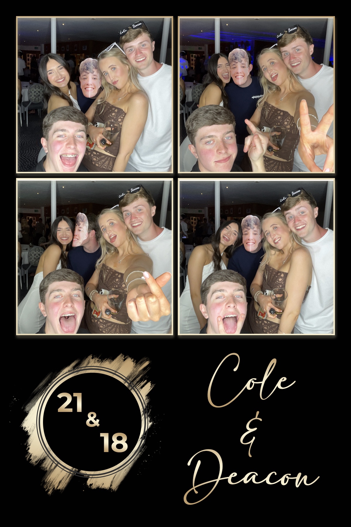 Cole & Deacon - 21 & 18 | View more photos from the event at gallery.liverpoolselfiemirror.co.uk/u/LiverpoolSelfieMirror/Cole-Deacon-21-18