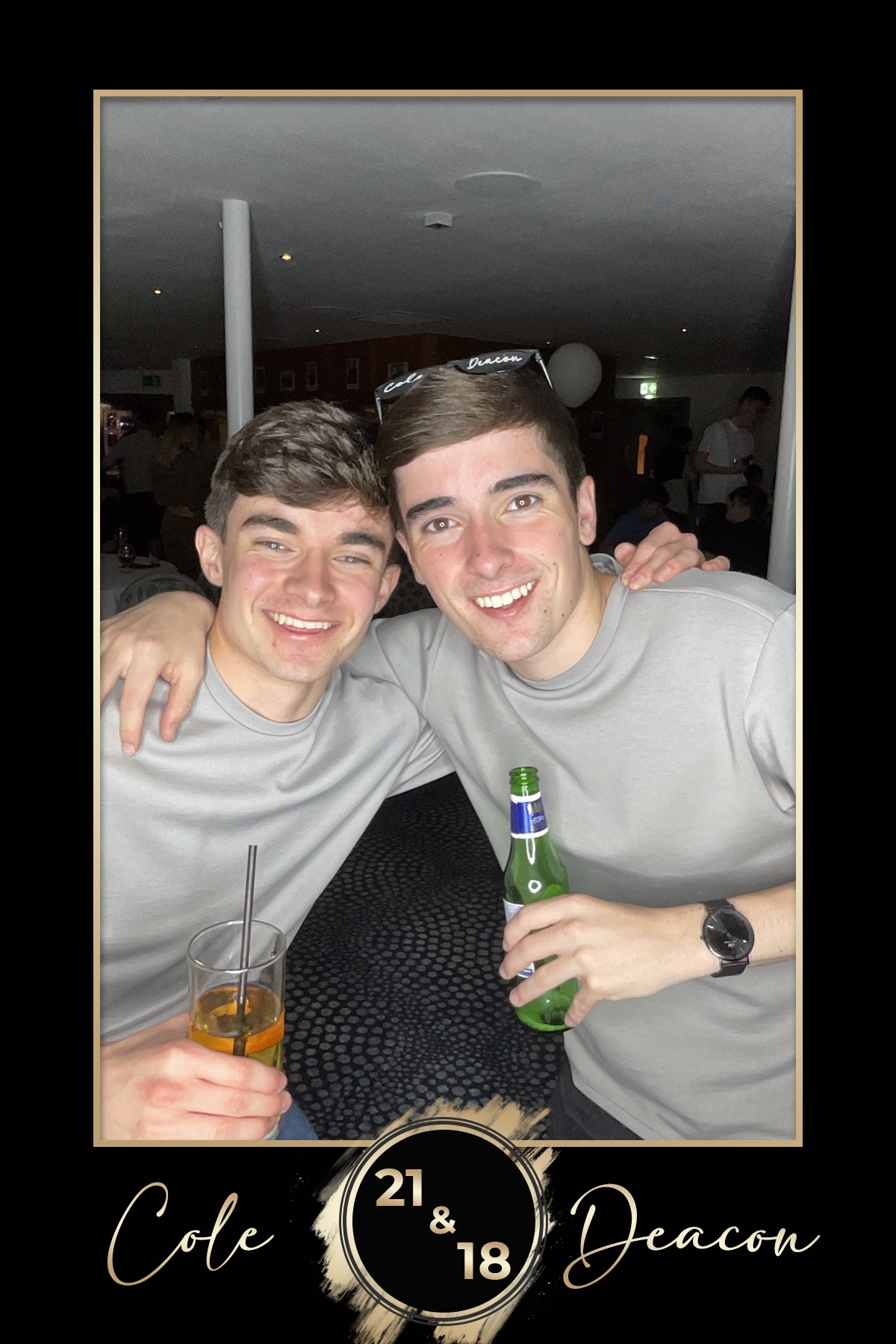 Cole & Deacon - 21 & 18 | View more photos from the event at gallery.liverpoolselfiemirror.co.uk/u/LiverpoolSelfieMirror/Cole-Deacon-21-18