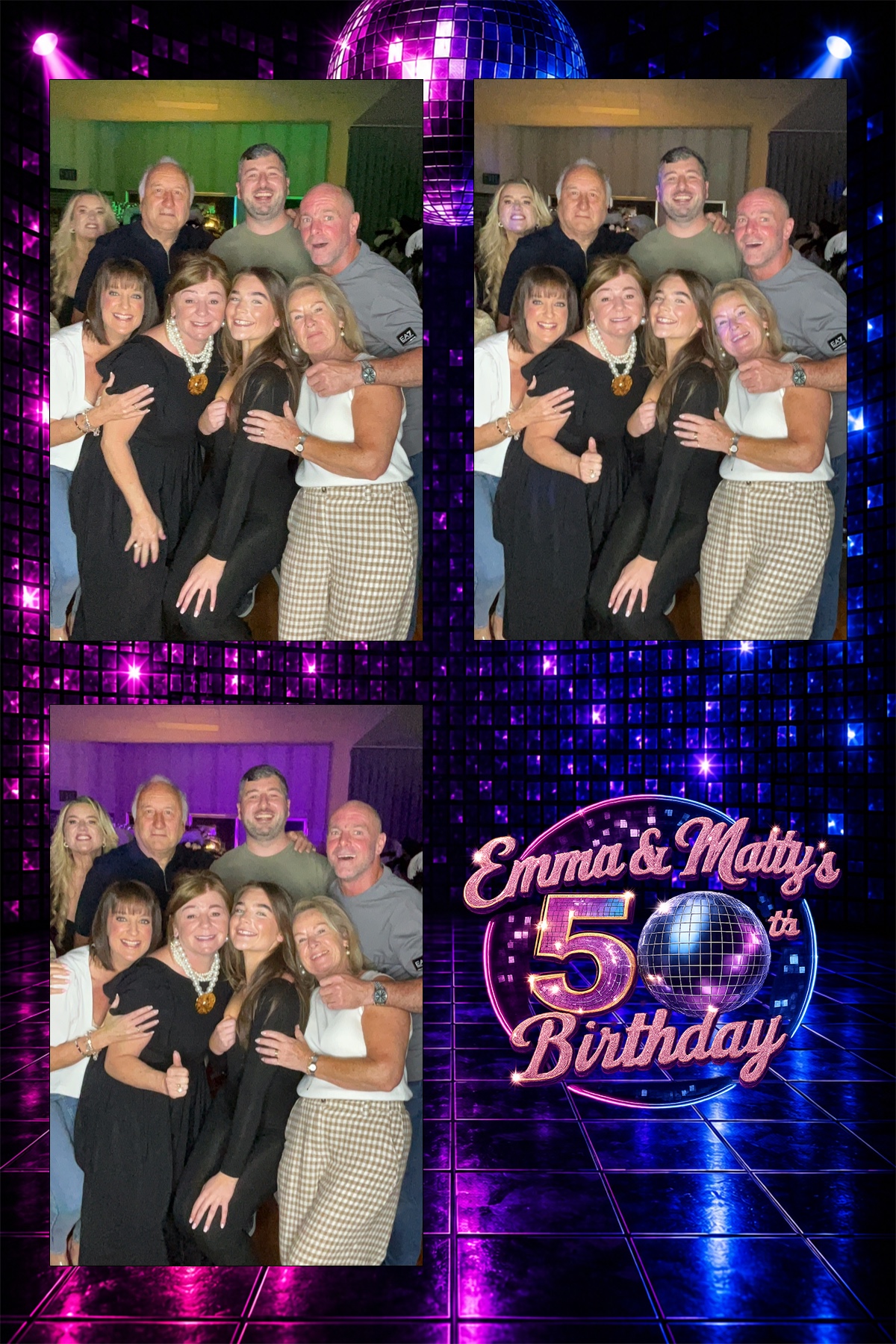 Emma & Matty's 50th Birthday | View more photos from the event at gallery.liverpoolselfiemirror.co.uk/u/LiverpoolSelfieMirror/Emma-Mattys-50th-Birthday