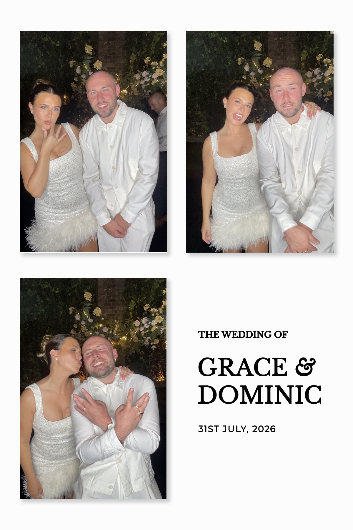 Grace & Dominic's Wedding | View more photos from the event at gallery.liverpoolselfiemirror.co.uk/u/LiverpoolSelfieMirror/Grace-Dominics-Wedding