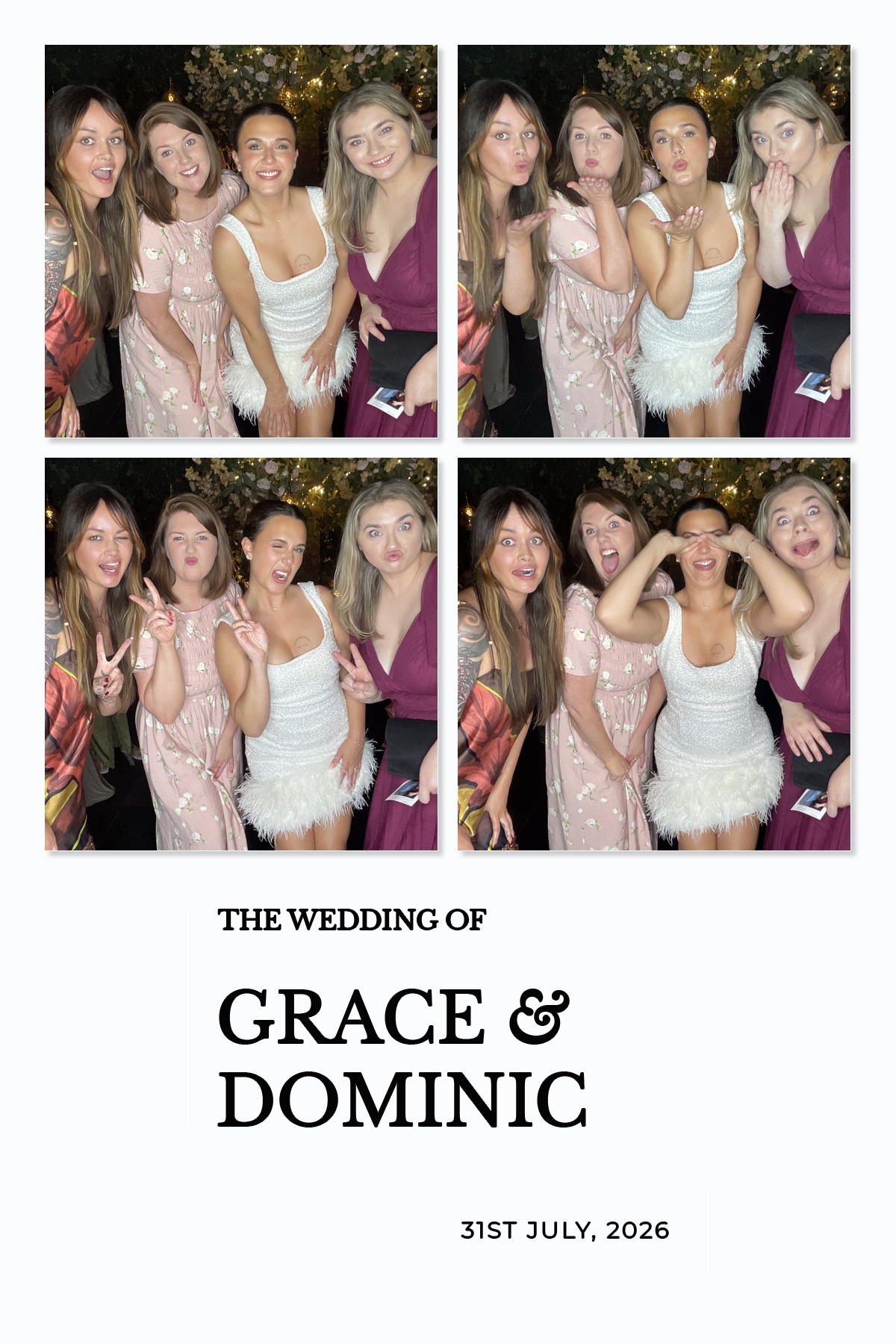 Grace & Dominic's Wedding | View more photos from the event at gallery.liverpoolselfiemirror.co.uk/u/LiverpoolSelfieMirror/Grace-Dominics-Wedding