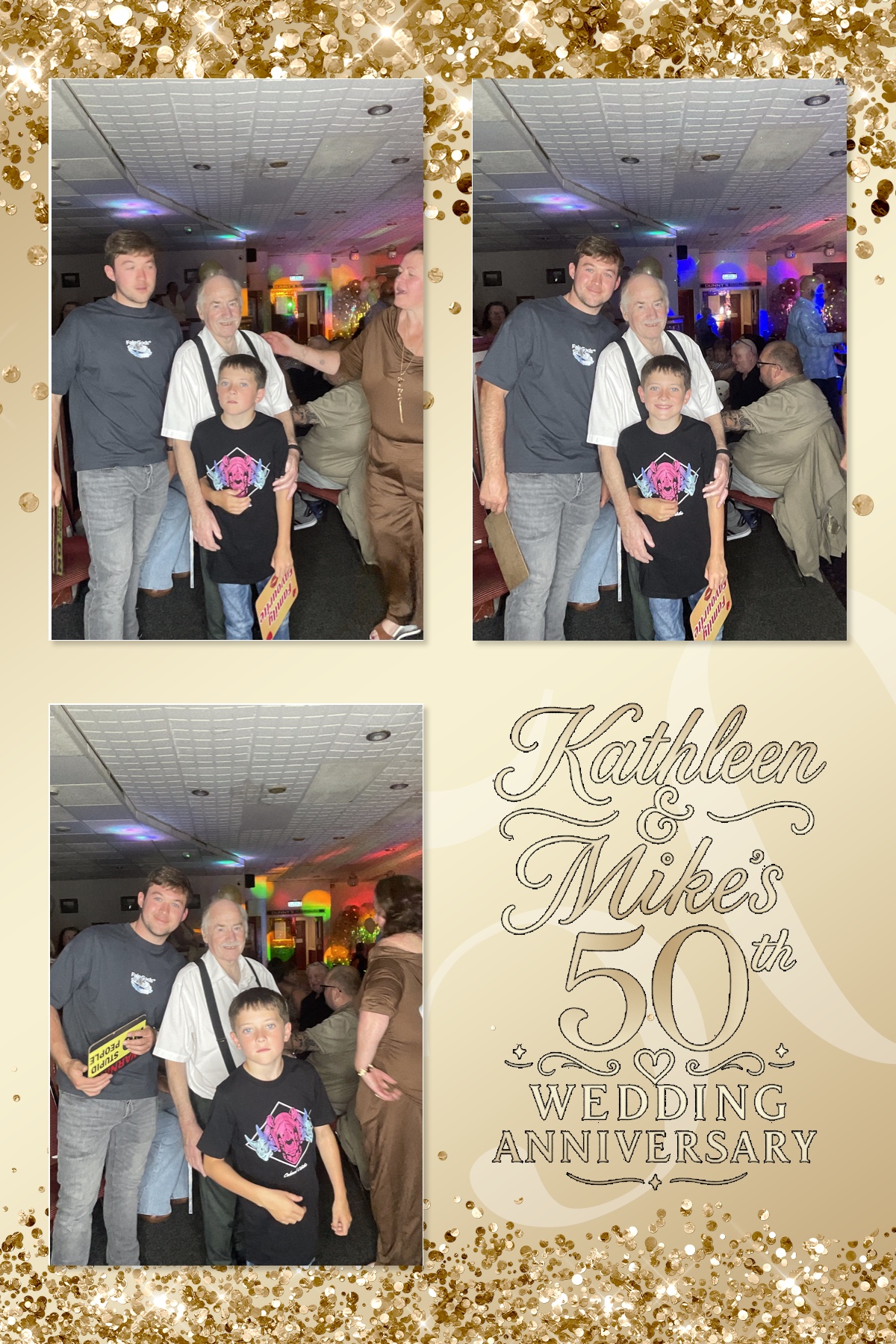 Kathleen & Mike's 50th Wedding Anniversary | View more photos from the event at gallery.liverpoolselfiemirror.co.uk/u/LiverpoolSelfieMirror/Kathleen-Mikes-50th-Wedding-Anniversary