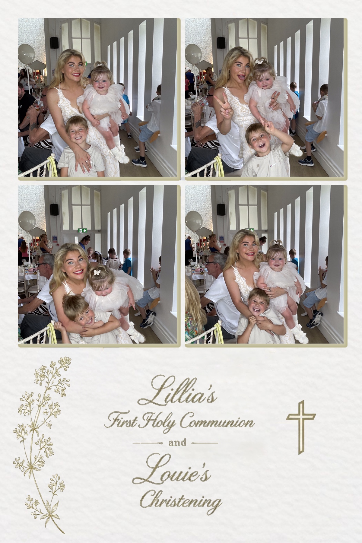Lillia's Communion & Louie's Christening Day | View more photos from the event at gallery.liverpoolselfiemirror.co.uk/u/LiverpoolSelfieMirror/Lillias-Communion-Louies-Christening-Day
