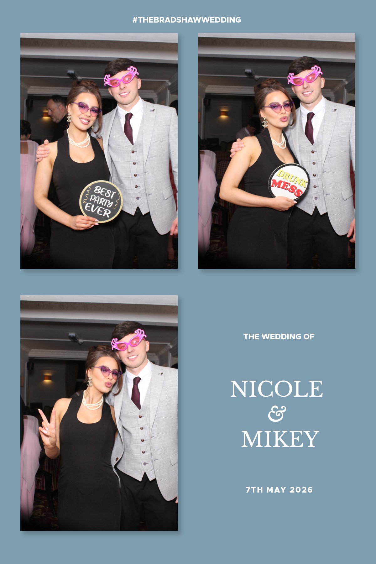 Nicole & Mikey's Wedding | View more photos from the event at gallery.liverpoolselfiemirror.co.uk/u/LiverpoolSelfieMirror/Nicole-Mikeys-Wedding