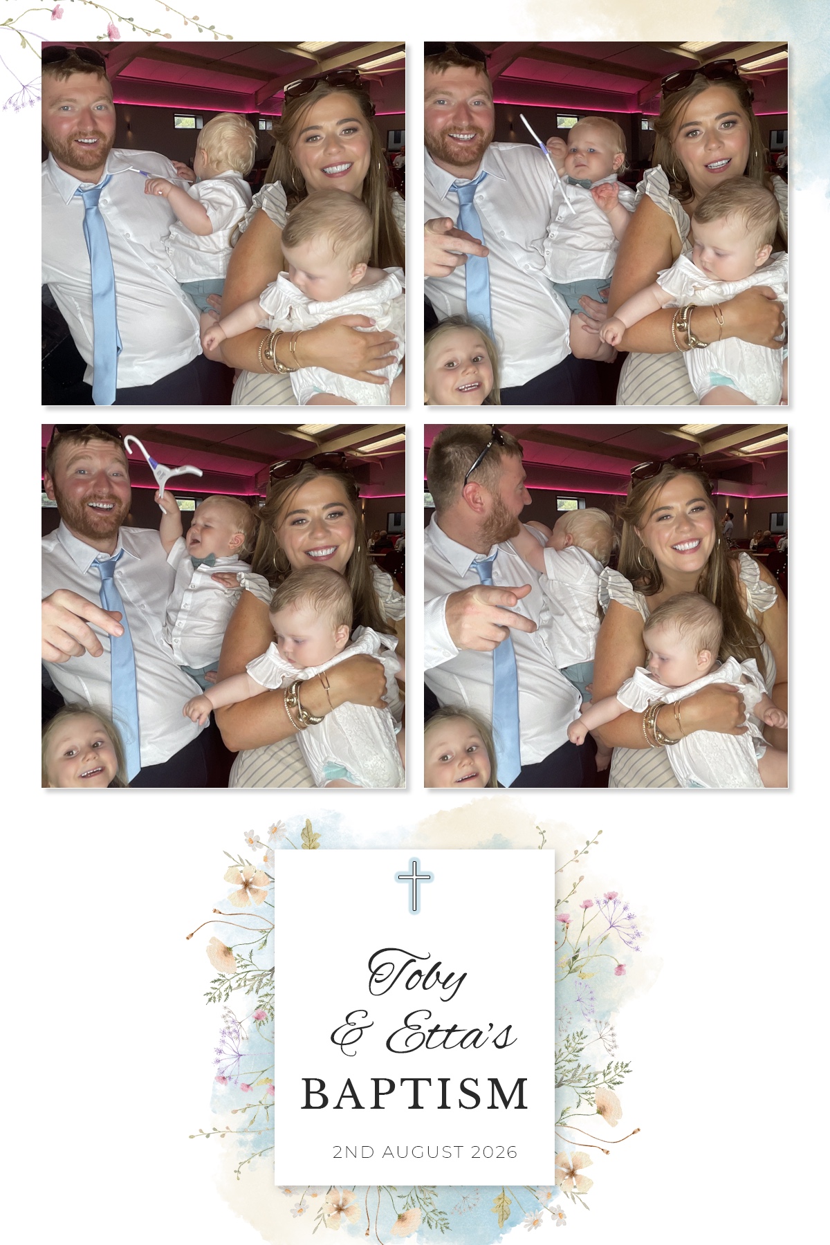 Toby & Etta's Christening | View more photos from the event at gallery.liverpoolselfiemirror.co.uk/u/LiverpoolSelfieMirror/Toby-Ettas-Christening