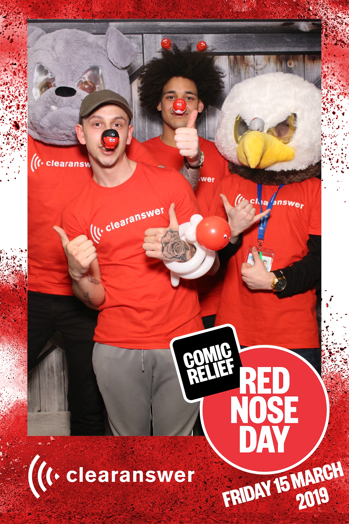 Clear Answer Red Nose Day  | View more photos from the event at gallery.magicimages.uk/u/MagicImages/Clear-Answer-Red-Nose-Day