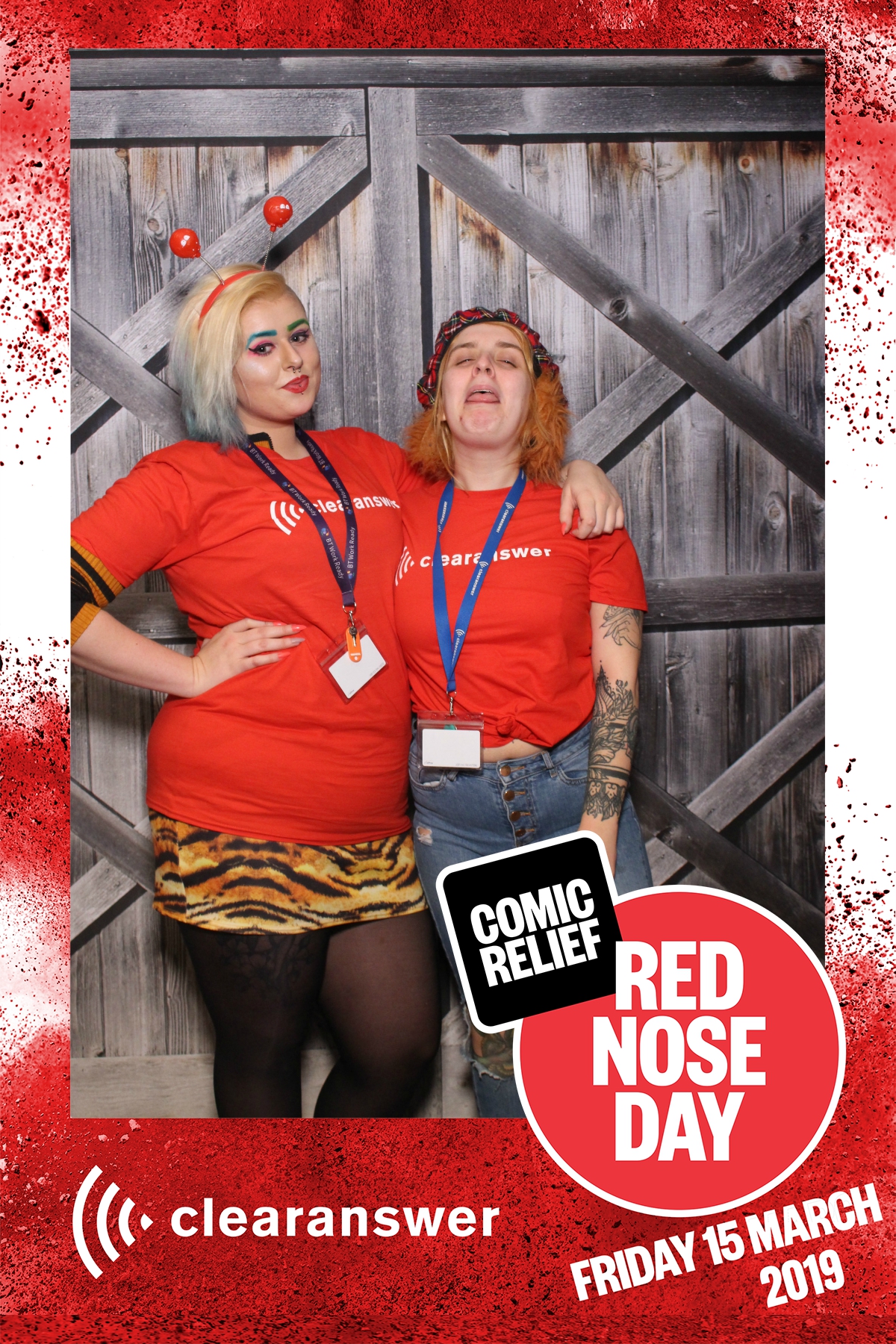 Clear Answer Red Nose Day  | View more photos from the event at gallery.magicimages.uk/u/MagicImages/Clear-Answer-Red-Nose-Day