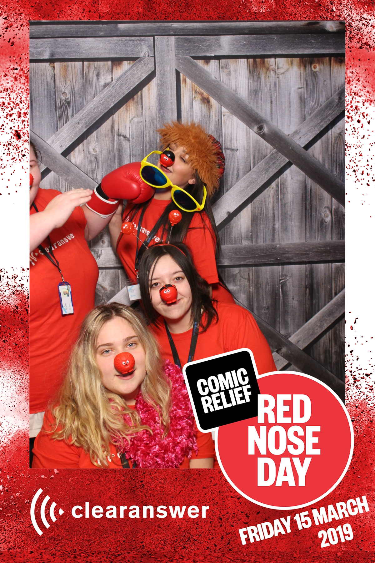 Clear Answer Red Nose Day  | View more photos from the event at gallery.magicimages.uk/u/MagicImages/Clear-Answer-Red-Nose-Day