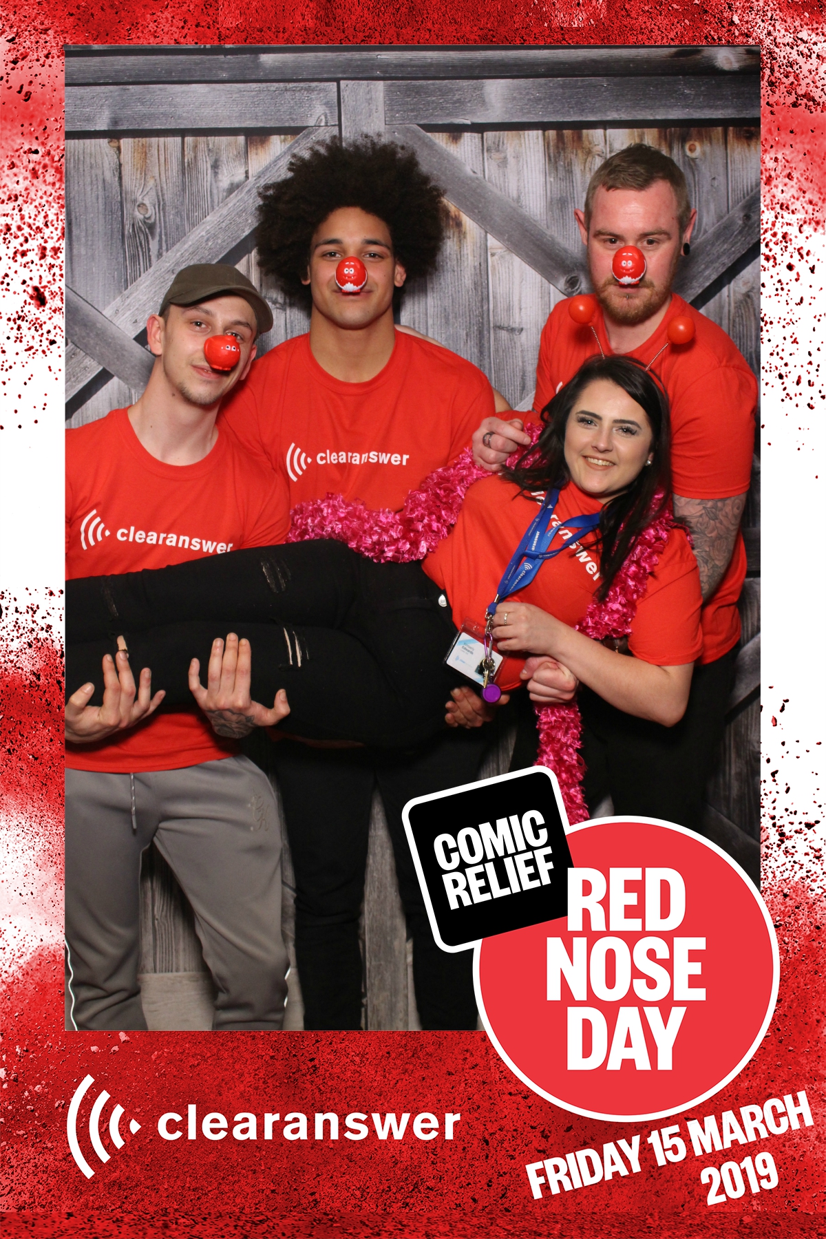 Clear Answer Red Nose Day  | View more photos from the event at gallery.magicimages.uk/u/MagicImages/Clear-Answer-Red-Nose-Day
